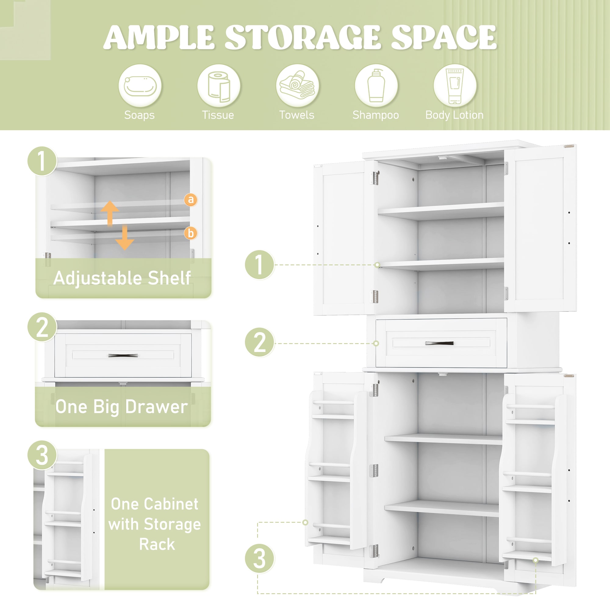 LUXEYARD DS-X-0319STOR17 Utility-Storage-Cabinets - View #4