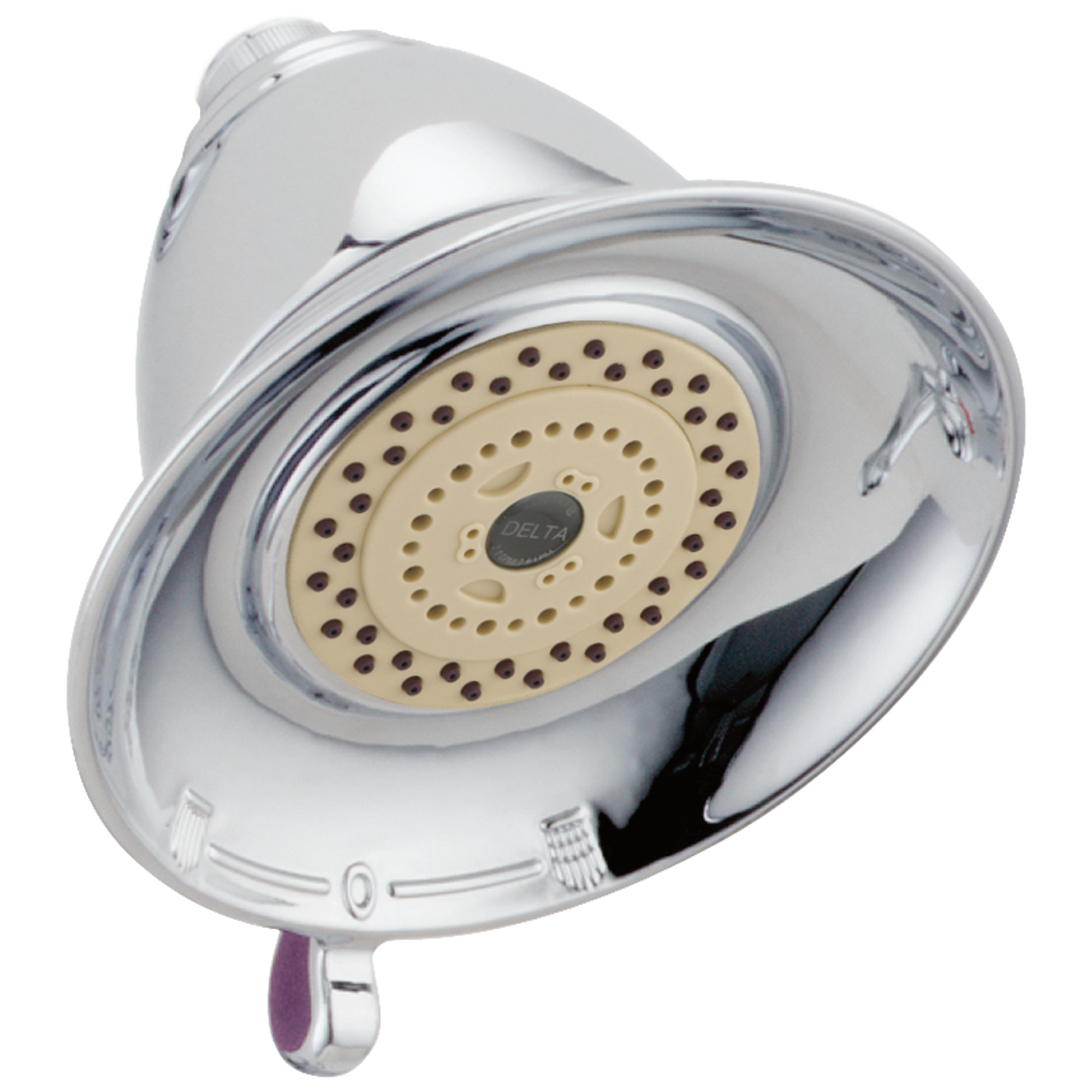 Delta RP34355 Universal Showering Components 2.0 -Spray Chrome 5.0-in Round Fixed Shower Head 2.5 GPM