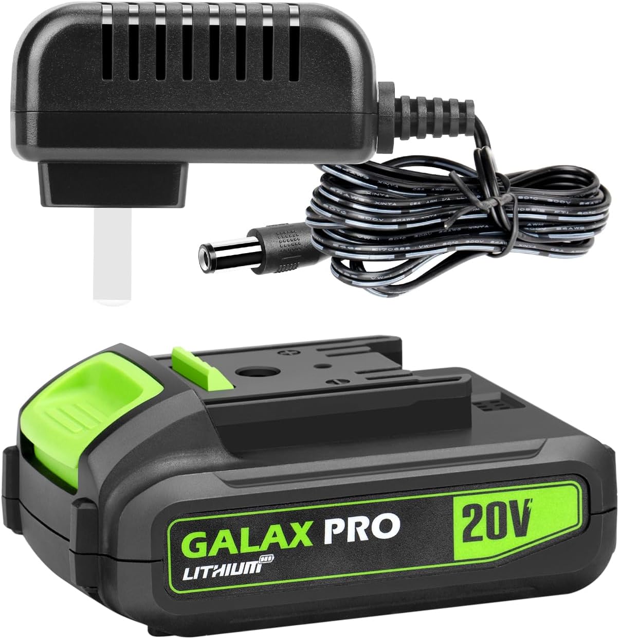 GALAX PRO GP-6FBS-JQG 20V 1.3Ah Lithium Ion Battery Pack and 20V Max Li-Ion Battery Charger Cordless Power Tools