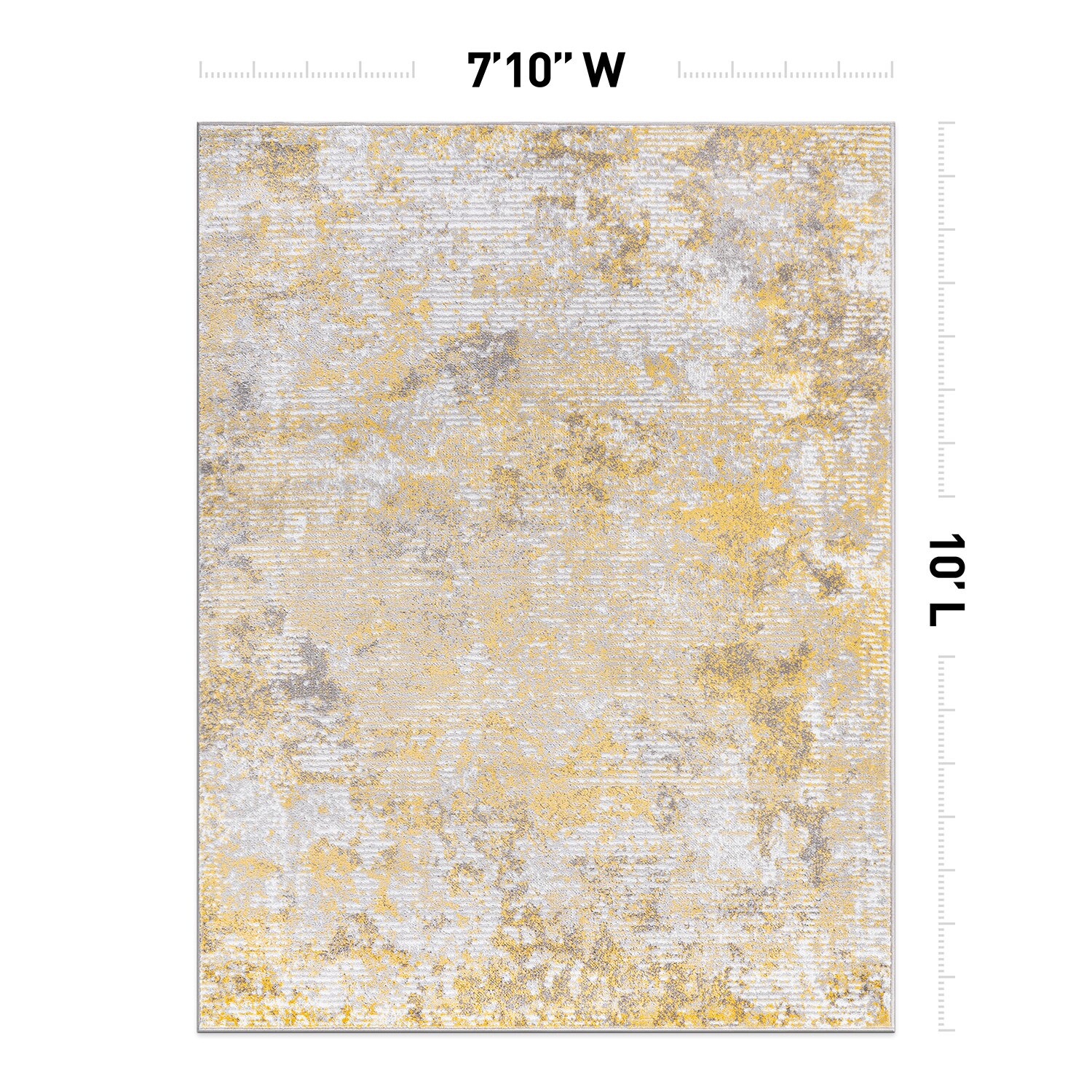 World Rug Gallery 936YELLOW8X10 rugs - View #3