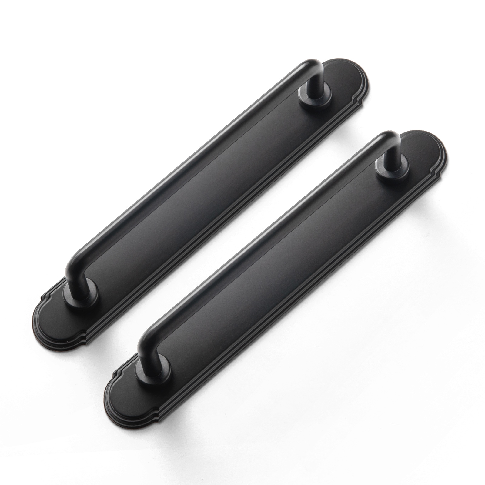 Miaokesen 1827B-G014-128-2 5-1/16-in , 128mm Center to Center Matte Black Cylindrical Handle Drawer Pull 2 -Pack