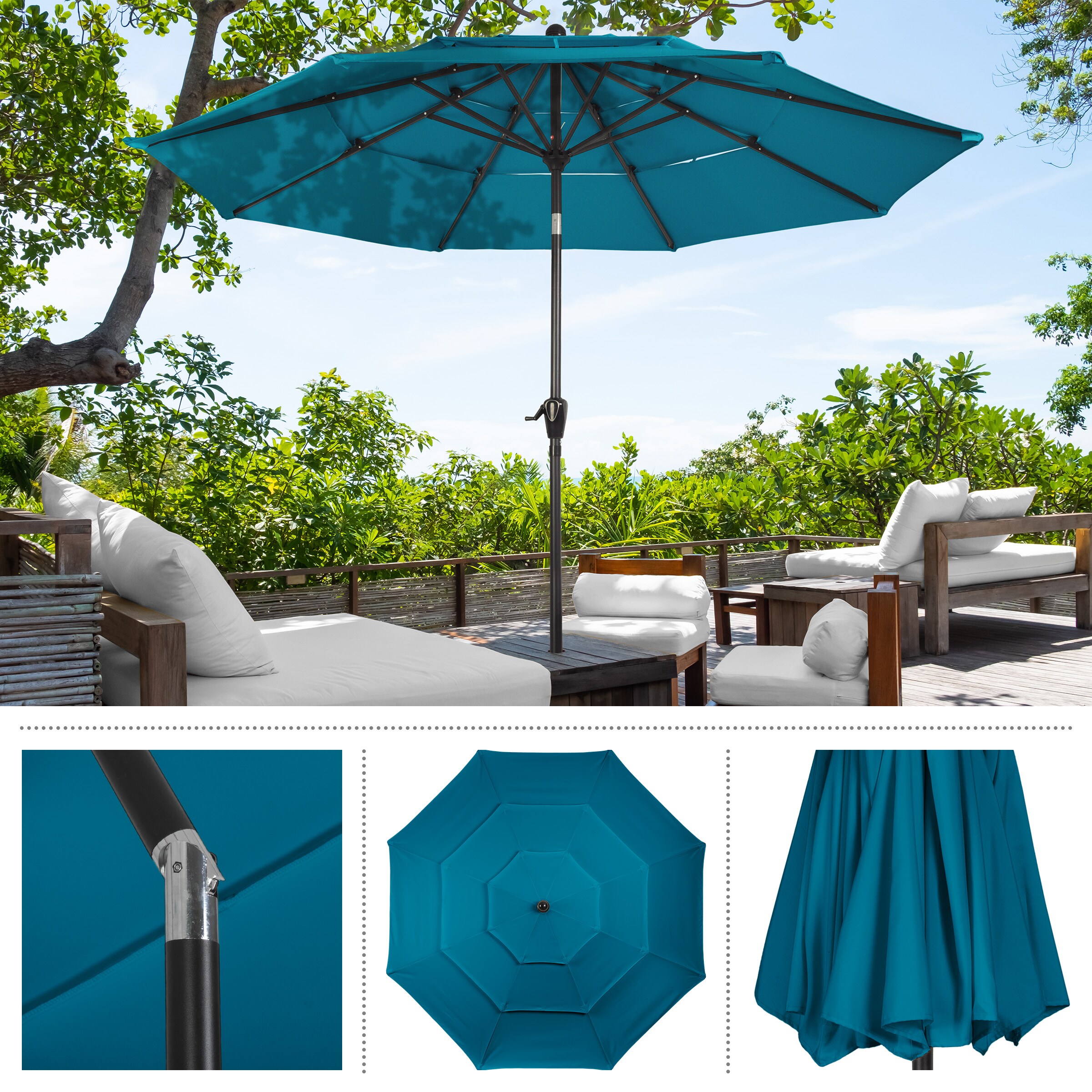 Pure Garden 50-LG1370 Umbrellas-2 - View #10