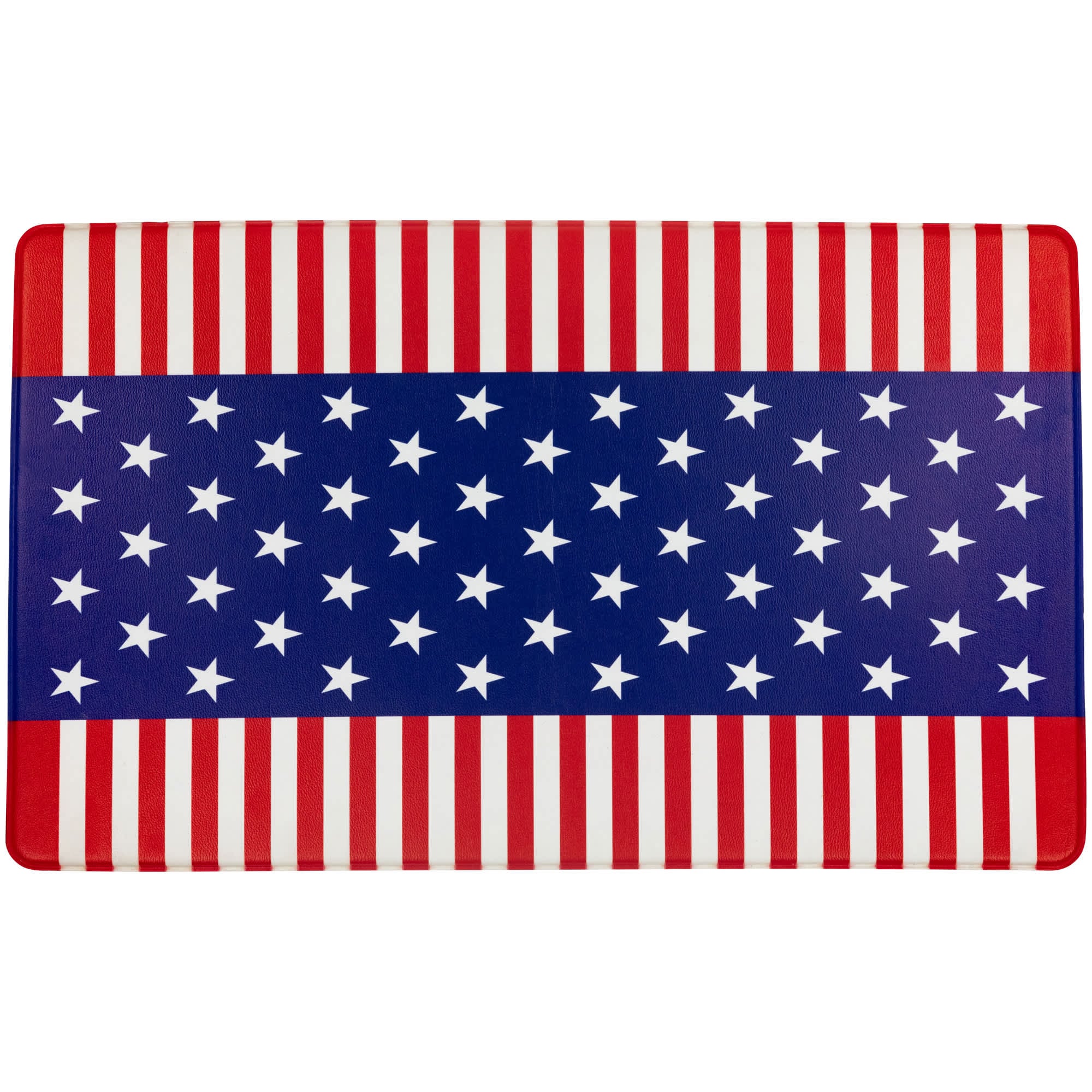 Northlight 29 inch Stars and Stripes Americana Kitchen Comfort Mat