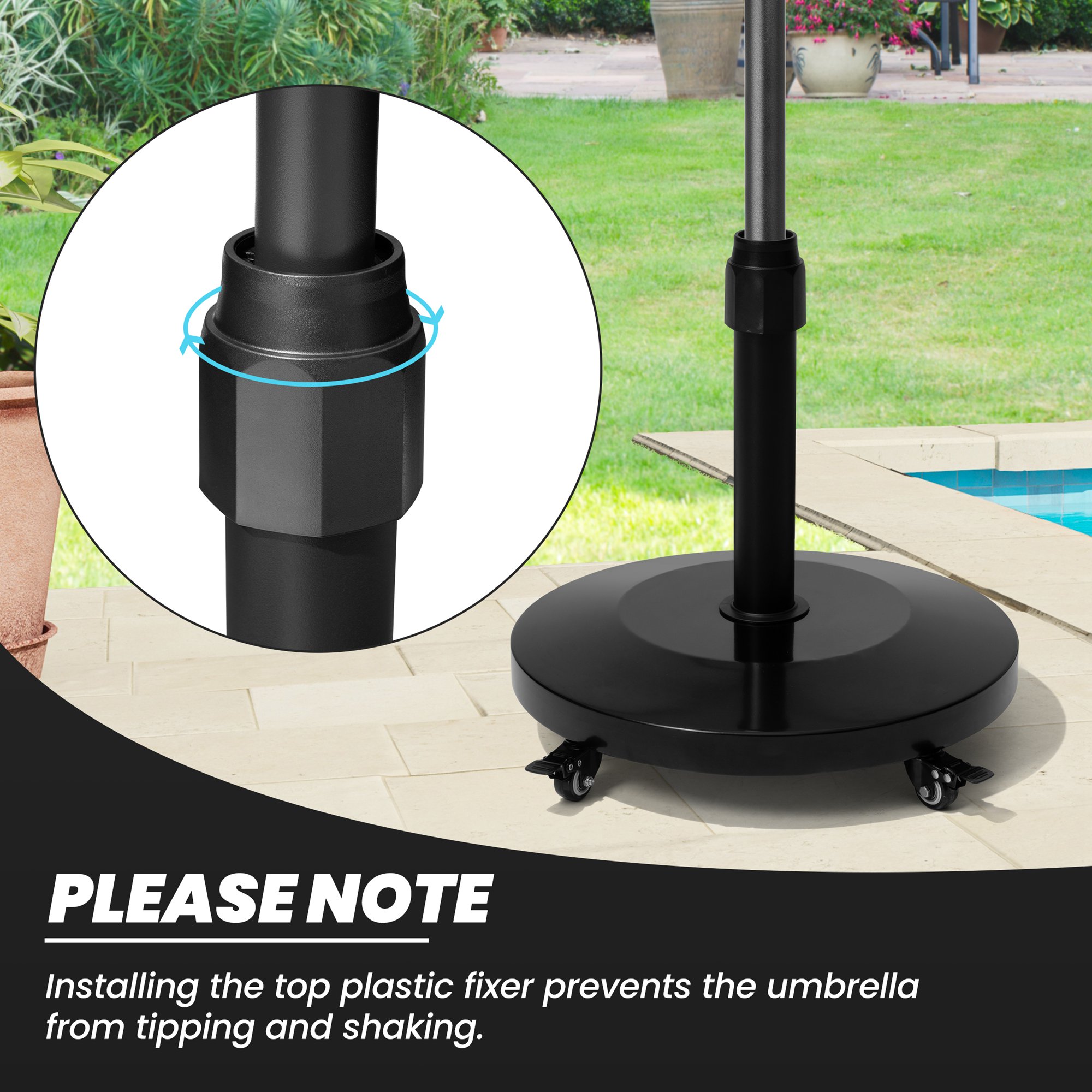 Crestlive Products CL-UB031BLK Umbrella-Bases - View #5
