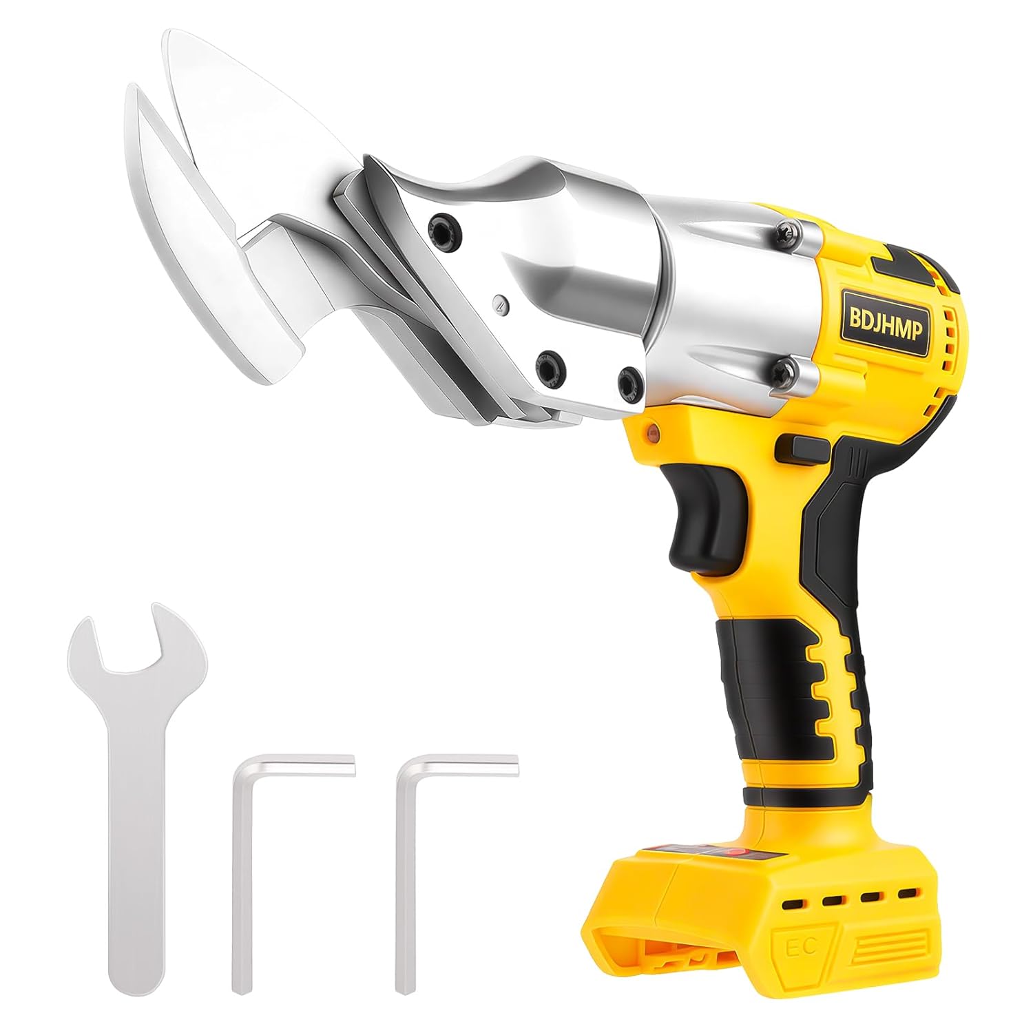 HARDELL Cordless Electric Metal Shears for DeWALT 20V Max Battery 295 Ft-Lbs Torque Cuts 18GA Stainless Steel Aluminum Carpet PVC Tool Only