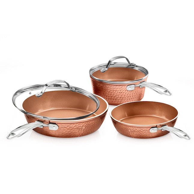 Gotham Steel Hammered Copper 10-pc. Cookware Set As Seen on TV