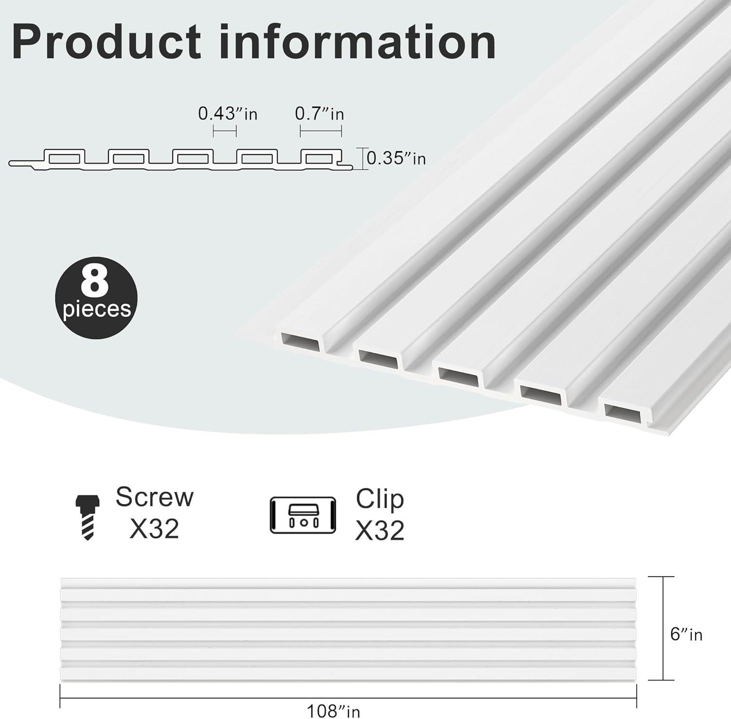 LOVMOR SF-R-GSB-108-6W8 Wall-Panels - View #4