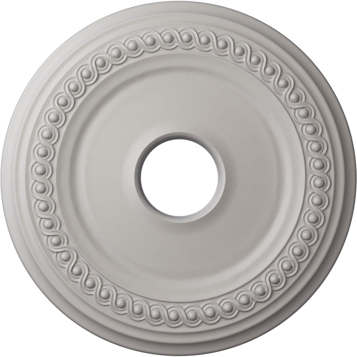 Ultra Pure White High-Density Ceiling Medallion