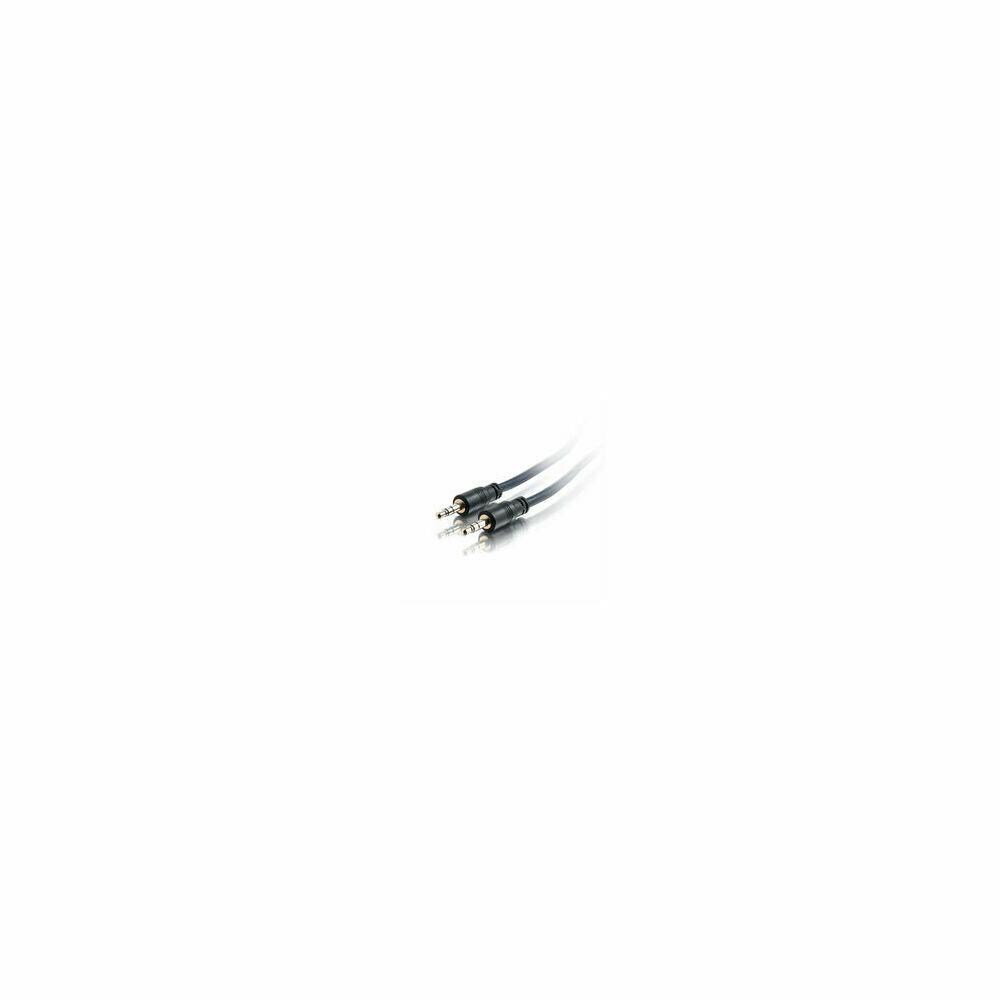 C2G CTG6682 Cables to Go 40516 25ft Plenum-Rated 3.5mm Stereo Audio Cable with Low Profile Connectors