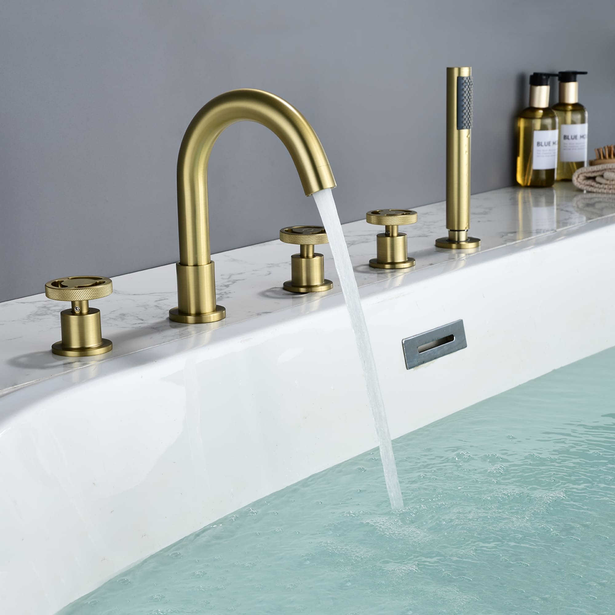 WELLFOR WA8020CH Roman-Tub-Faucets - View #3