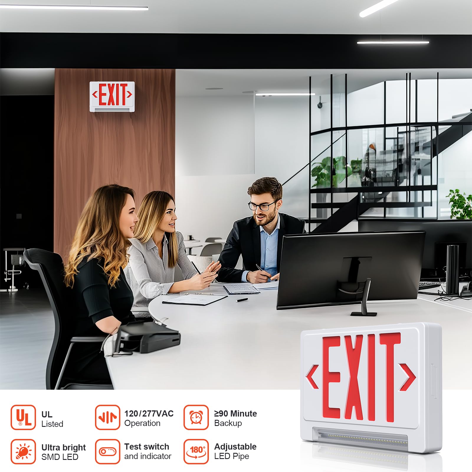 Vrbgify LVG0401E33 Emergency-Exit-Lighting - View #2
