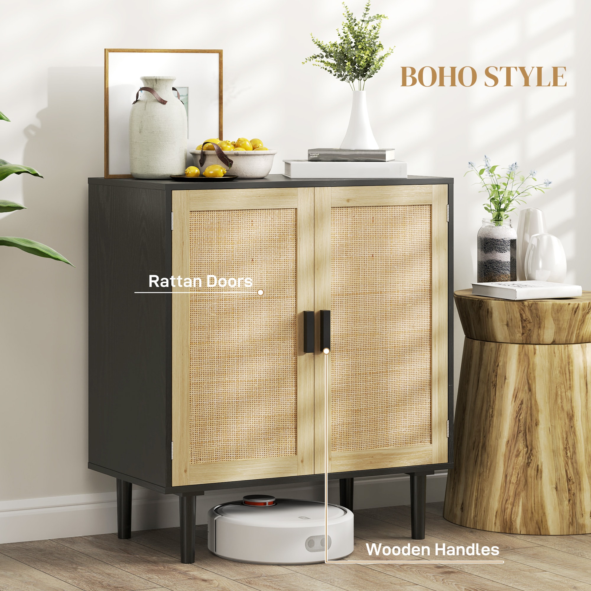 HomCom 83B-204V80BK Cabinets-Kitchen - View #5