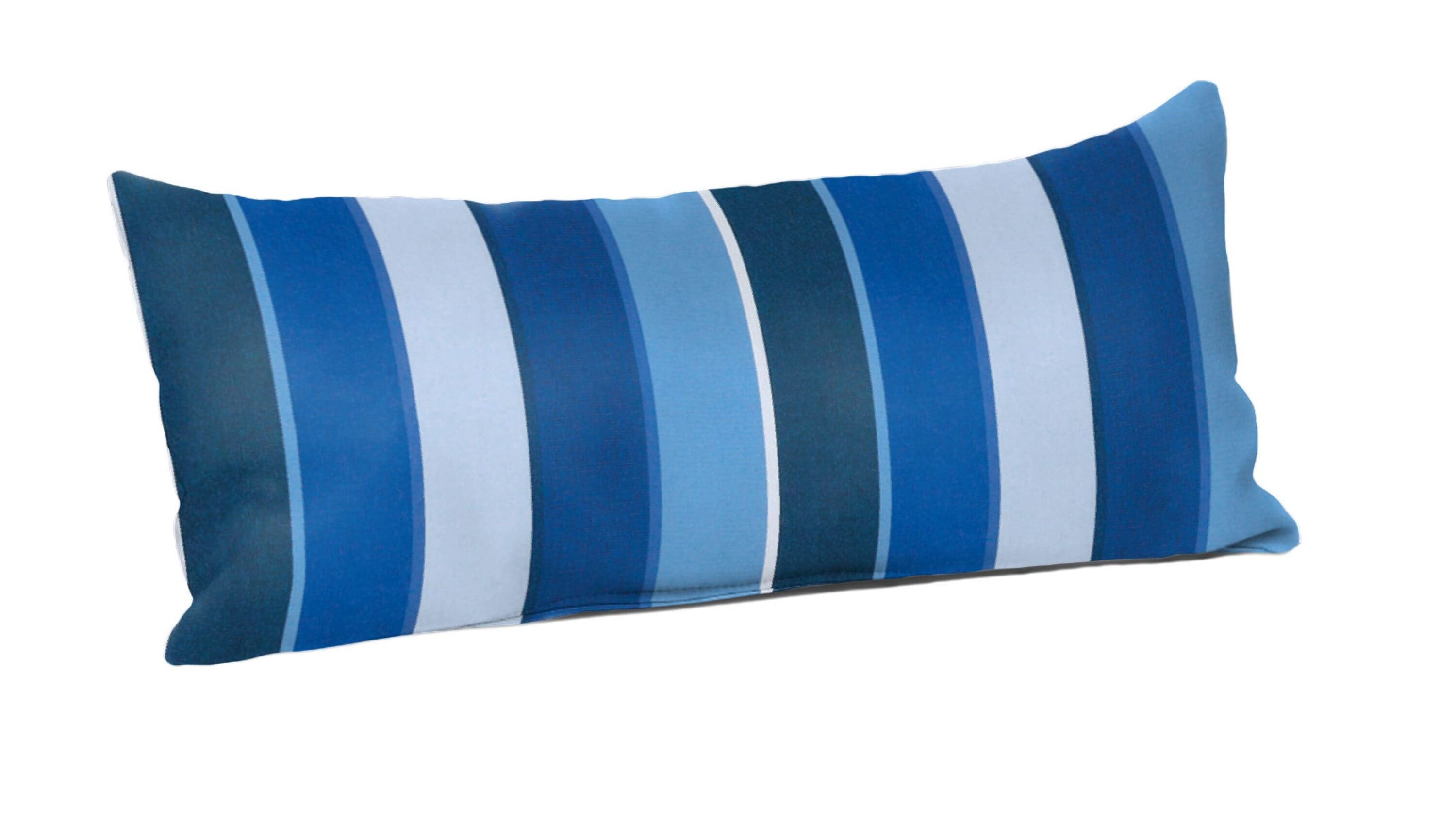 Sunbrella DS2859-3351 Pillows Striped Milano Cobalt Rectangular (no theme) Lumbar pillow