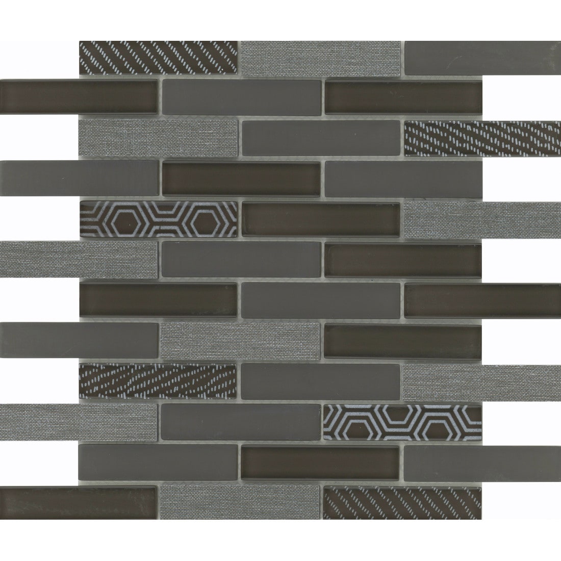 Emser W94VOLAST1212MO Volare Vento 12-in x 12-in Glossy Glass Linear Patterned Wall Tile (3.84-sq. ft/ Carton)