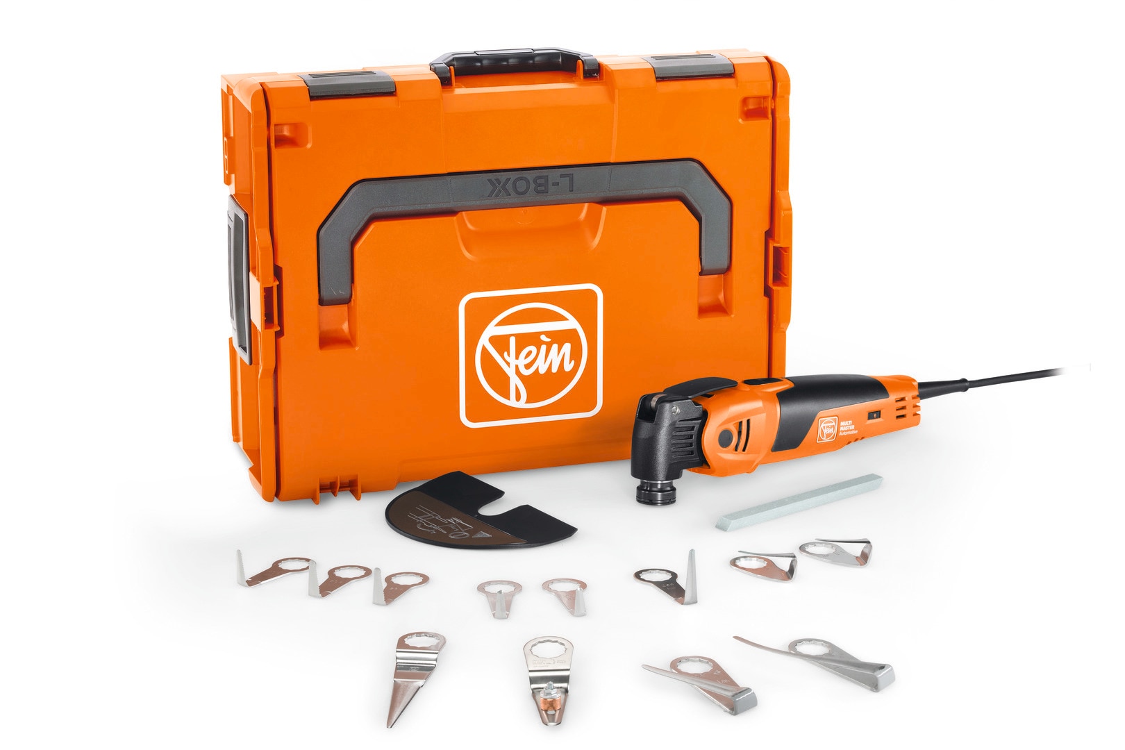 FEIN 72297065090 MULTIMASTER MM 700 1.7 Q Autoglas 3.3 -Amp Variable speed 15 -Piece Oscillating Multi-Tool with Hard Case