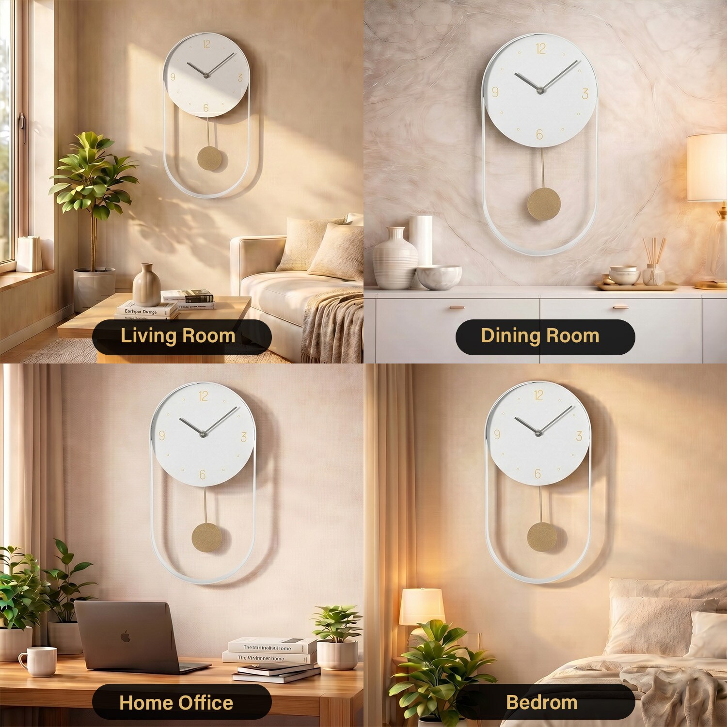 Clockswise QI004968.WT Indoor-Outdoor-Clocks - View #7
