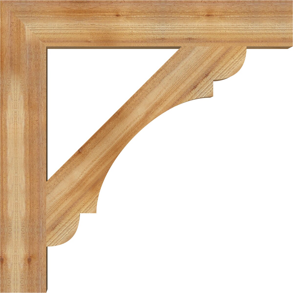 Ekena Millwork BKT06X38X38OLY05RWR Exterior-Brackets-Braces - View #3