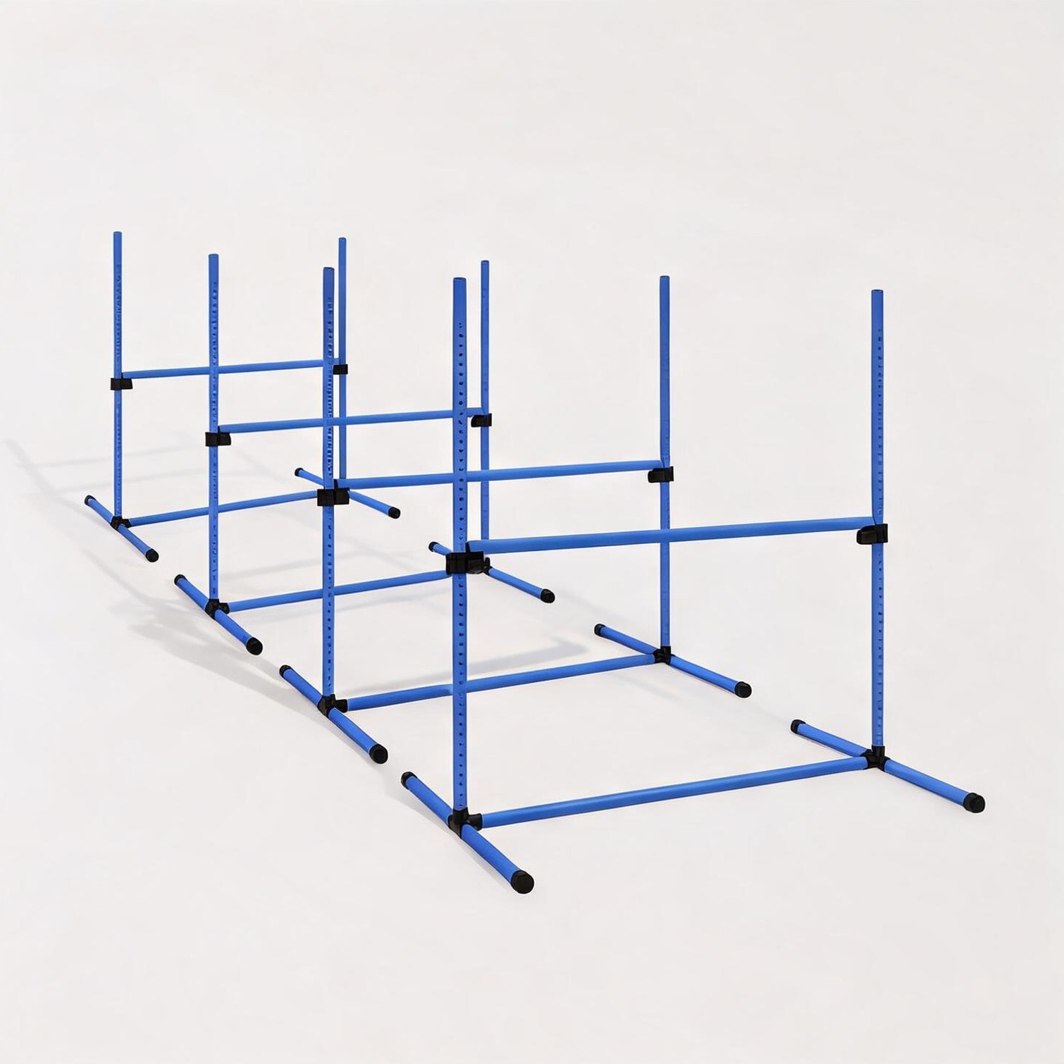 Tammesy - Indoor/Outdoor Course Dog Training combining Adjustable Design Blue PE and 39 x 25.5 x 37