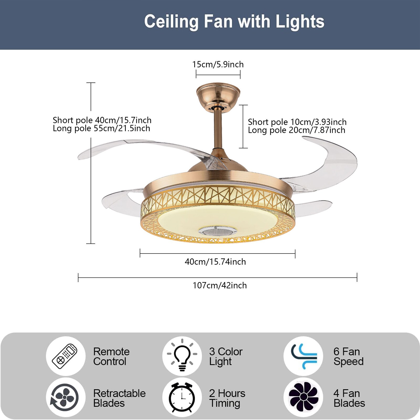 Oukaning HG-HCX-2084 Ceiling-Fans - View #5