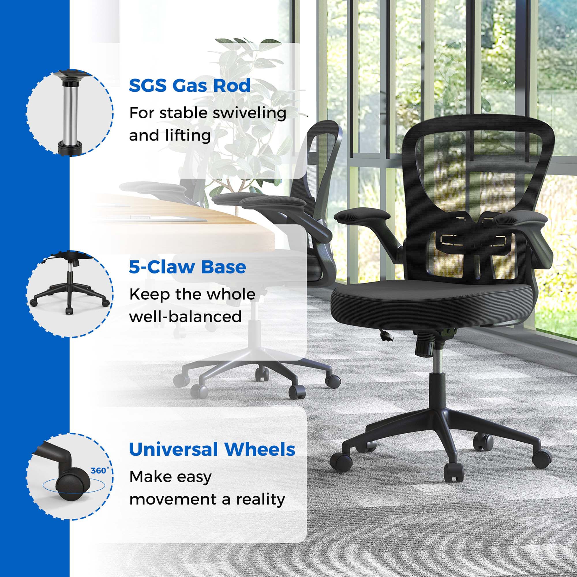 Costway HCST01706 Office-Chairs - View #4