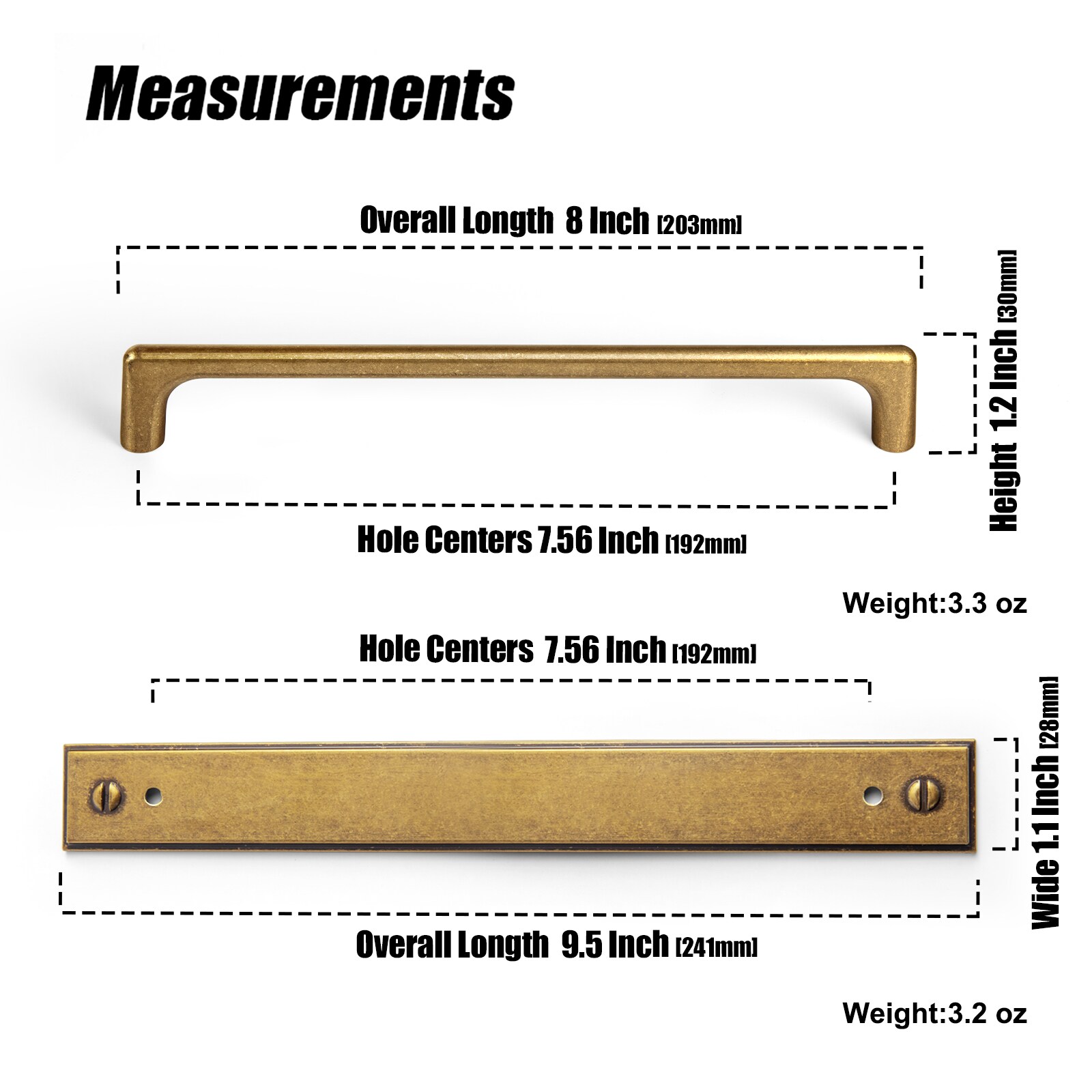 Miaokesen 052GT-G015-192-2 Cabinet-Pulls - View #2