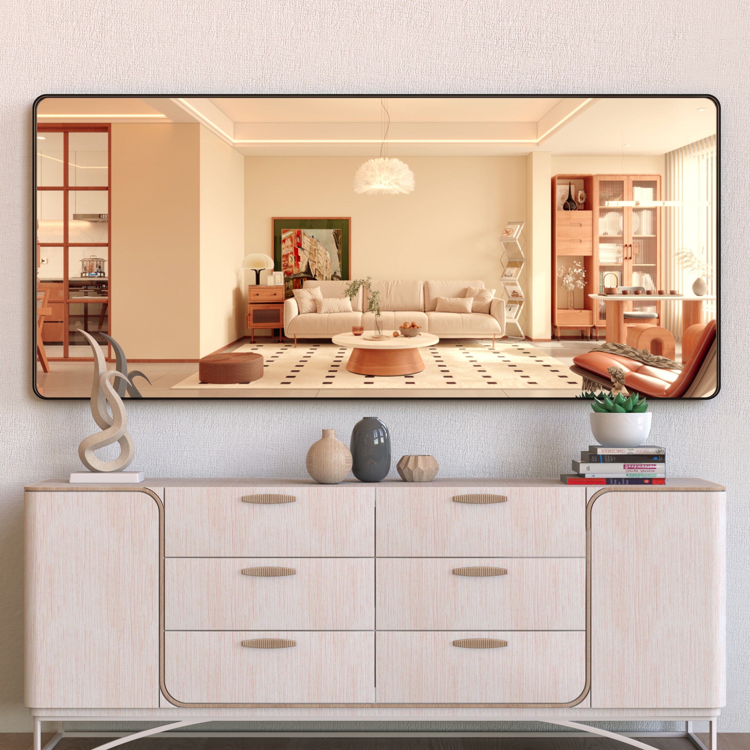 Forclover MF03GI-ME07 Framed-Bath-Mirrors - View #9
