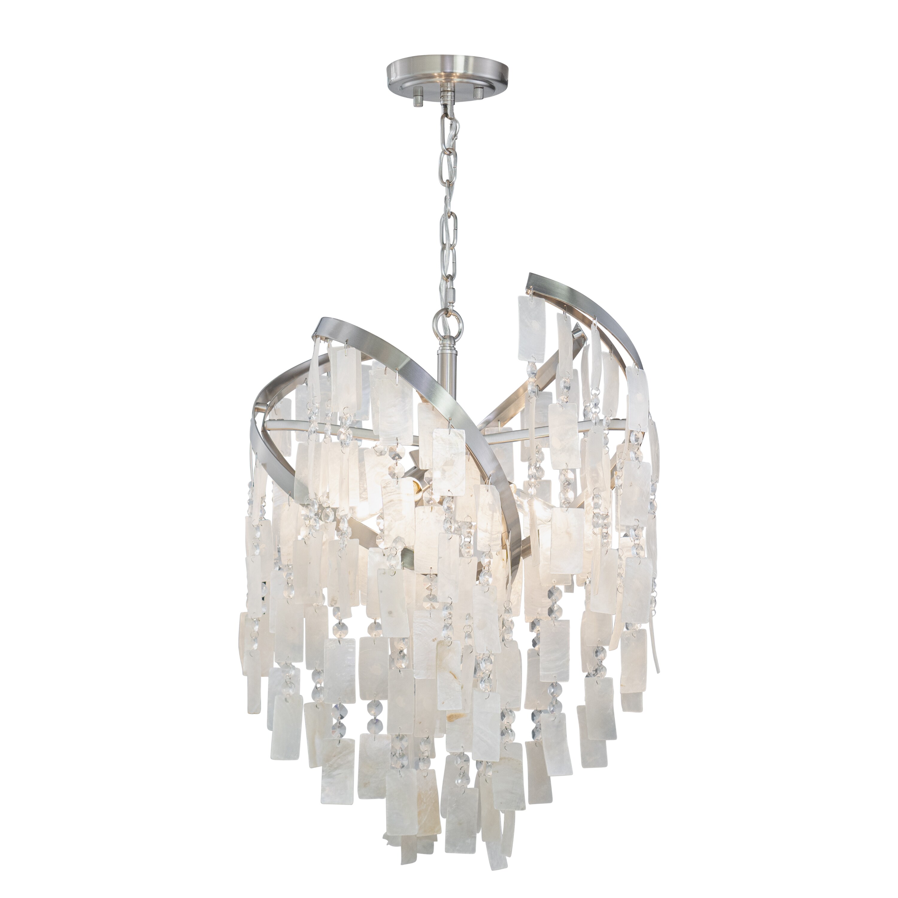 Nickel Glam Pendant Lighting At Lowes Com   46360405 