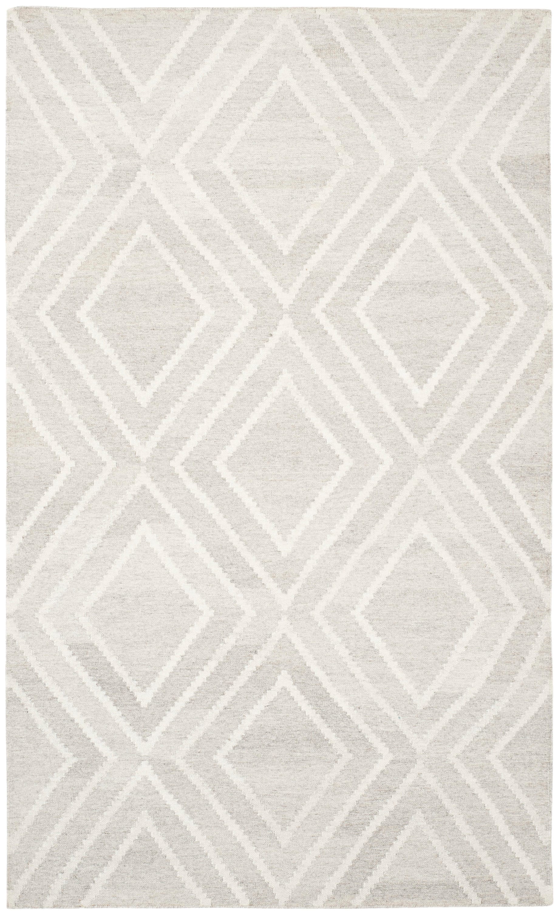 Safavieh KLM516B-5 Kilim Aleena 5 x 8 (ft) Synthetic Ivory/Ivory Rectangular Indoor Geometric Oriental Area rug