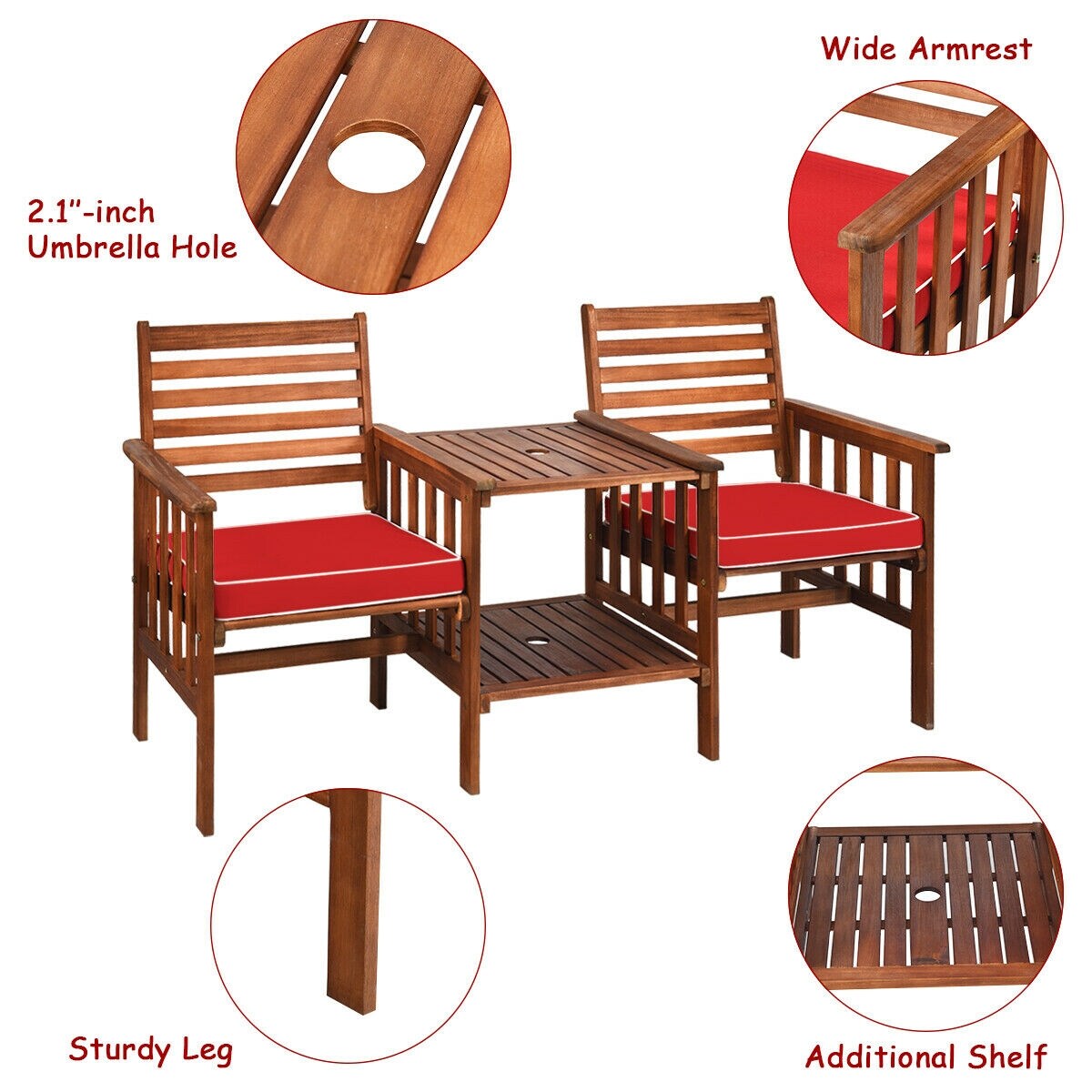 Ayelon CV06605RE Patio-Conversation-Sets - View #4