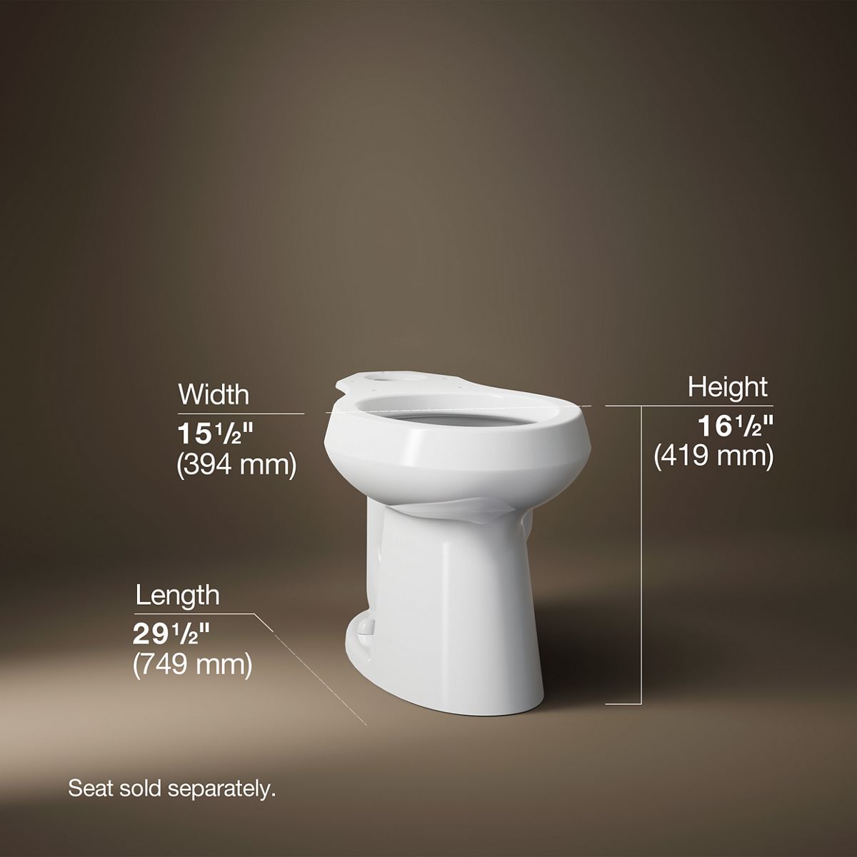 KOHLER 4373-0 Toilet-Bowls - View #3