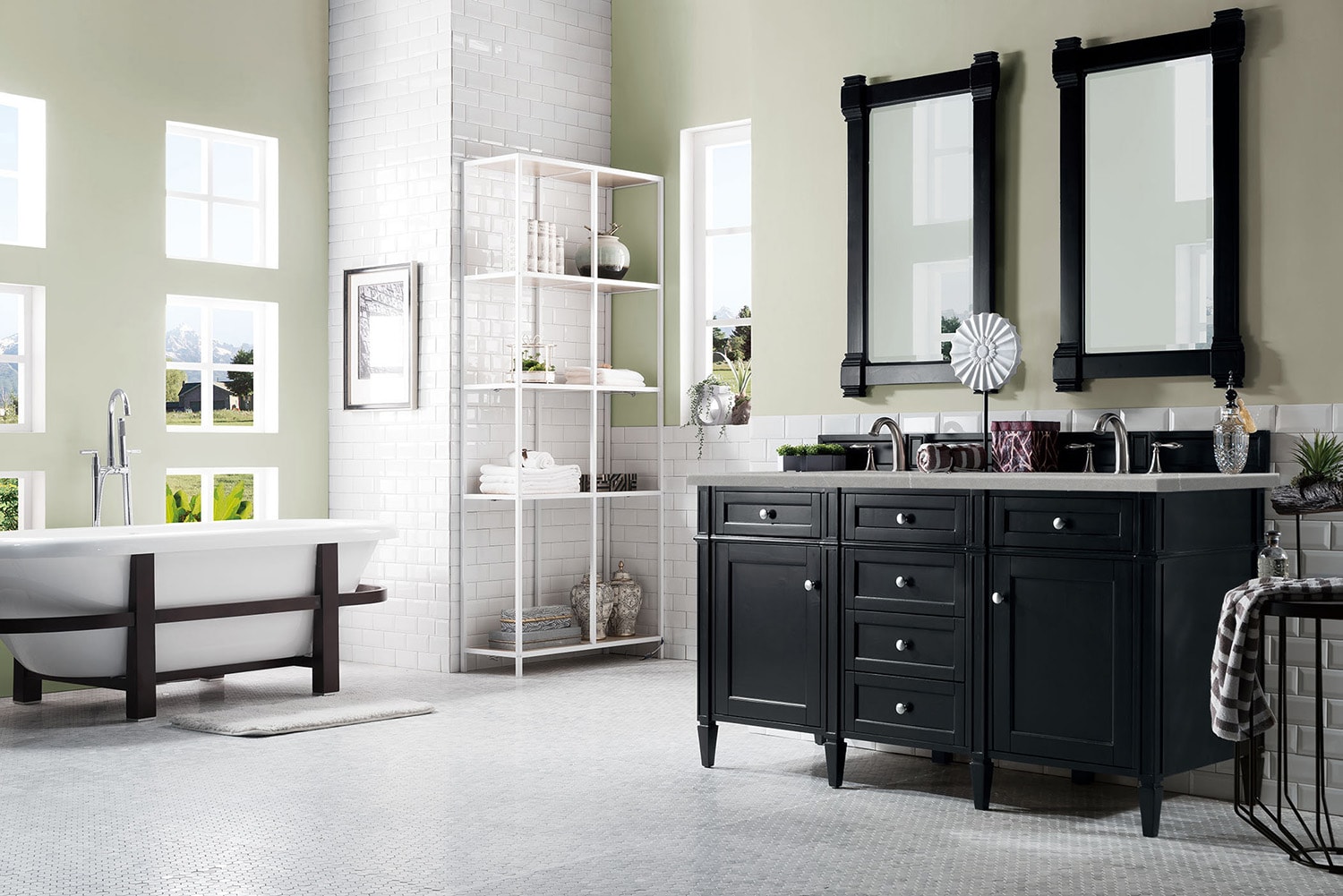 James Martin Vanities 650-V60D-BKO-3ESR Bath-Vanity-Combo - View #3