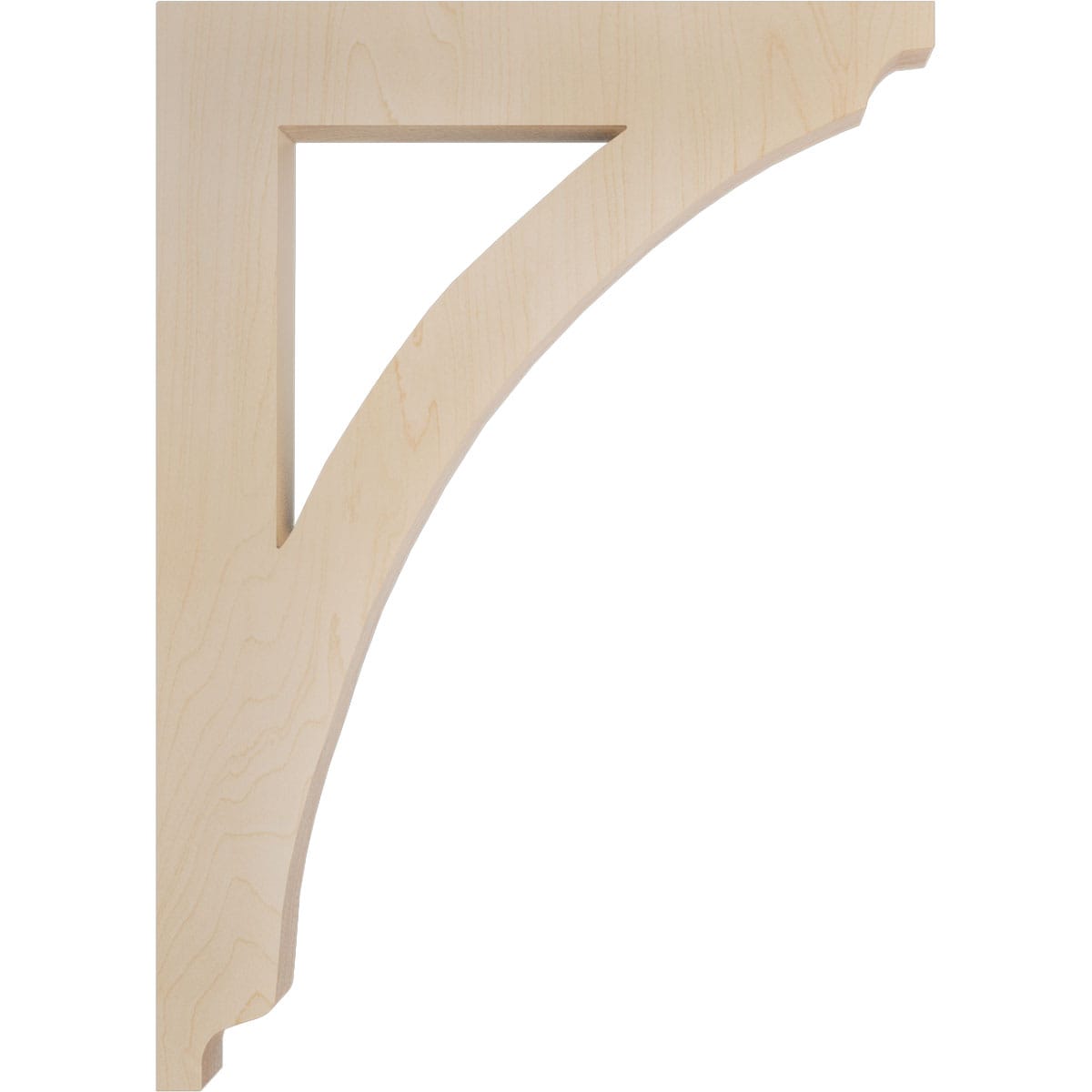 Ekena Millwork BKTW01X07X10THMA Exterior-Brackets-Braces - View #3