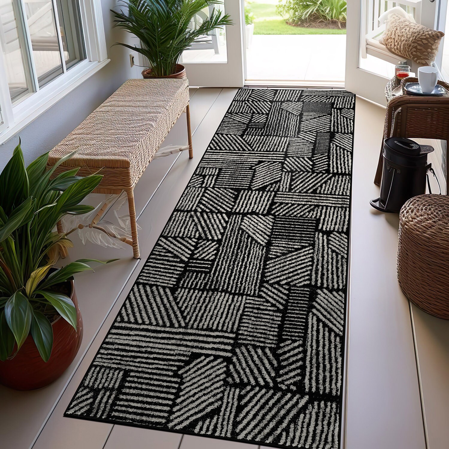 World Rug Gallery 396BLACK27X12 rugs - View #2