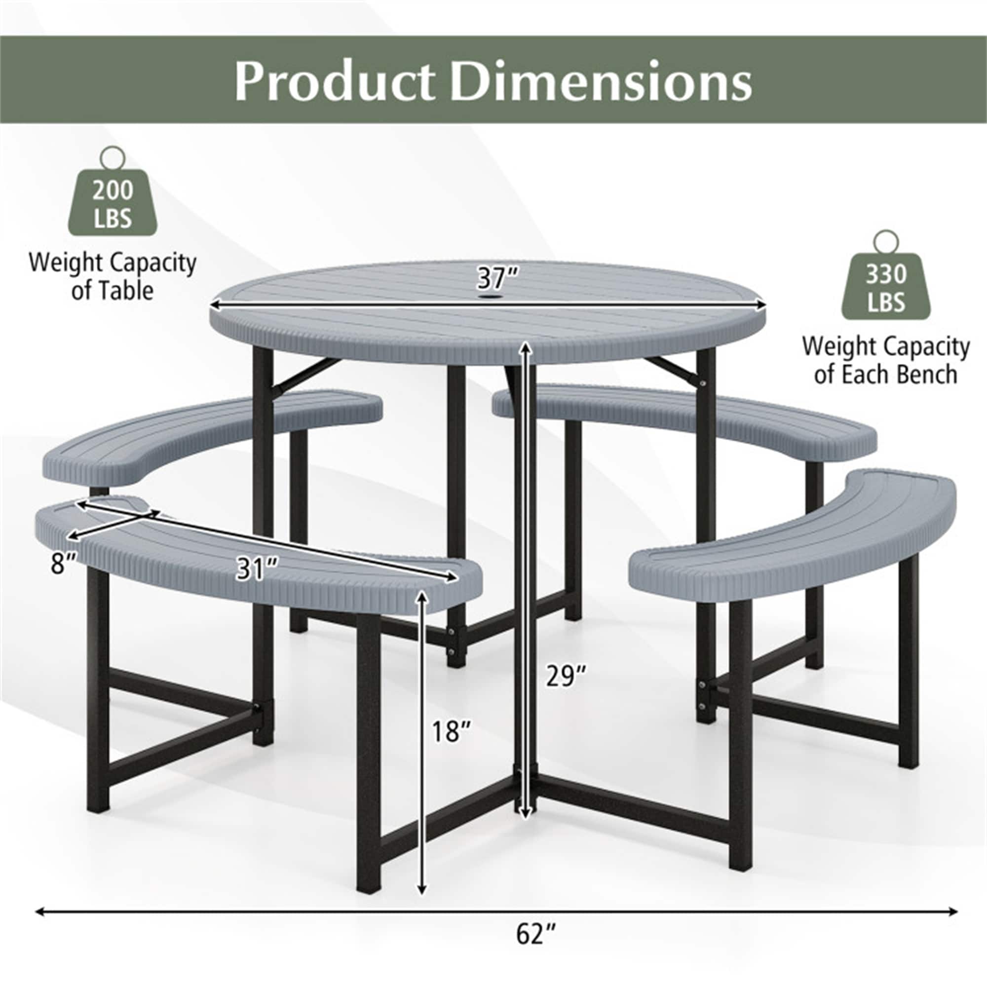 BABOOM BOM-35CF-2-CO Picnic-Tables - View #4