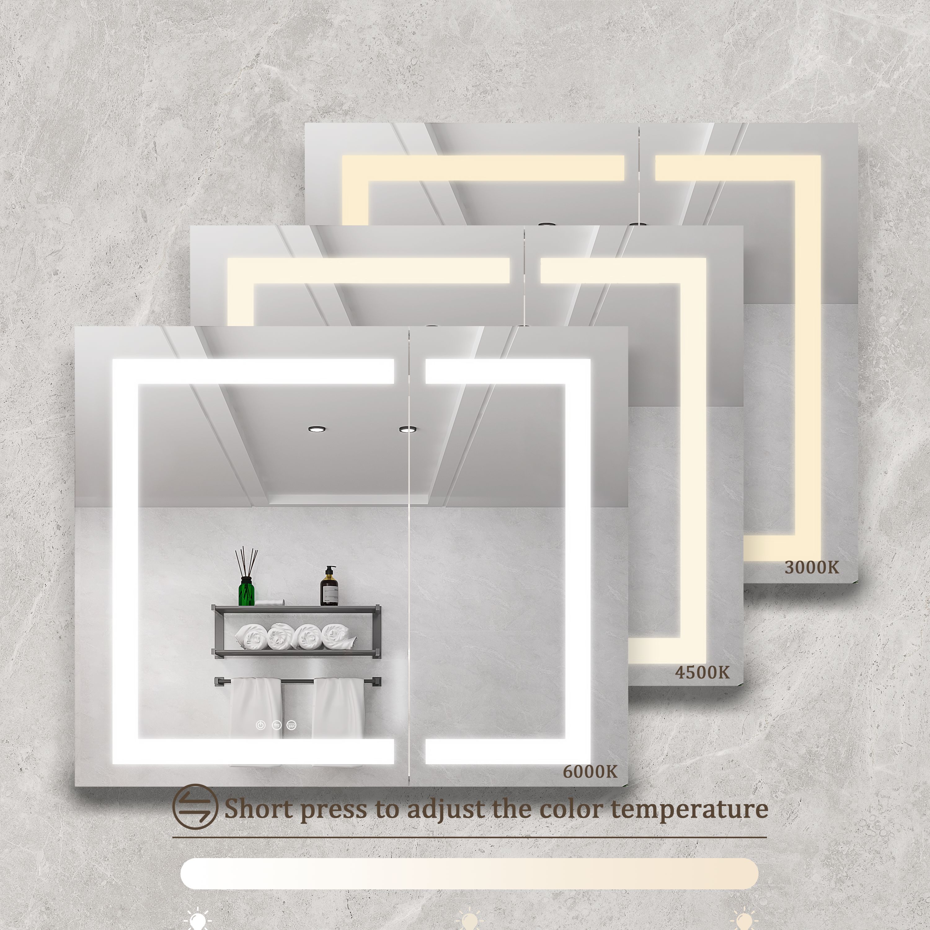 WELLFOR AMYD06-3630 Bathroom-Medicine-Cabinets - View #6