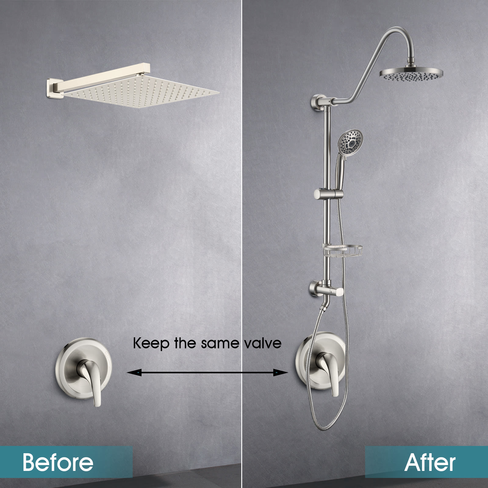 UCLIMAA UCAE103BN Showerhead-Bar-Panels - View #7