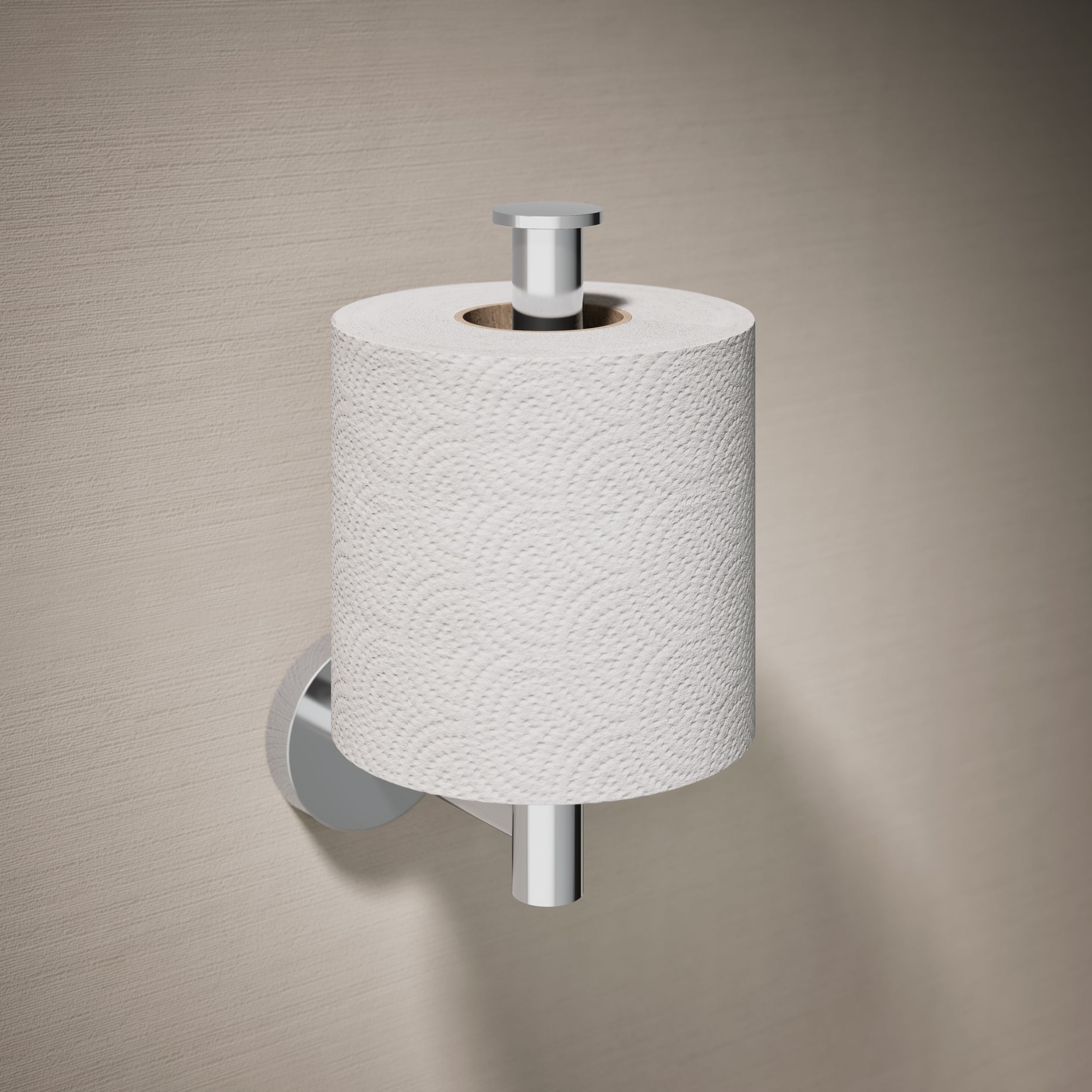 KOHLER Elate Polished Chrome Wall Mount Single Post Toilet Paper