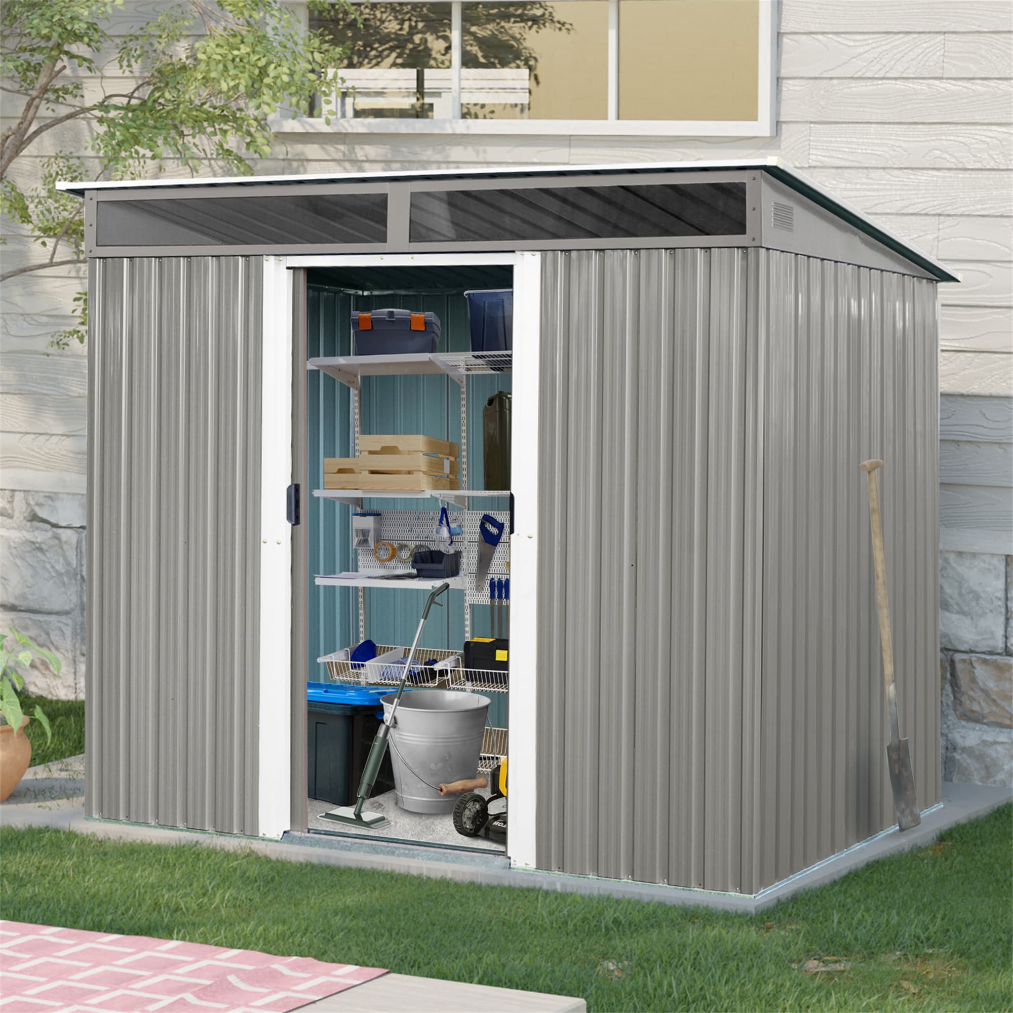 BABOOM BOM-185311-OR Metal-Storage-Buildings-Sheds - View #4