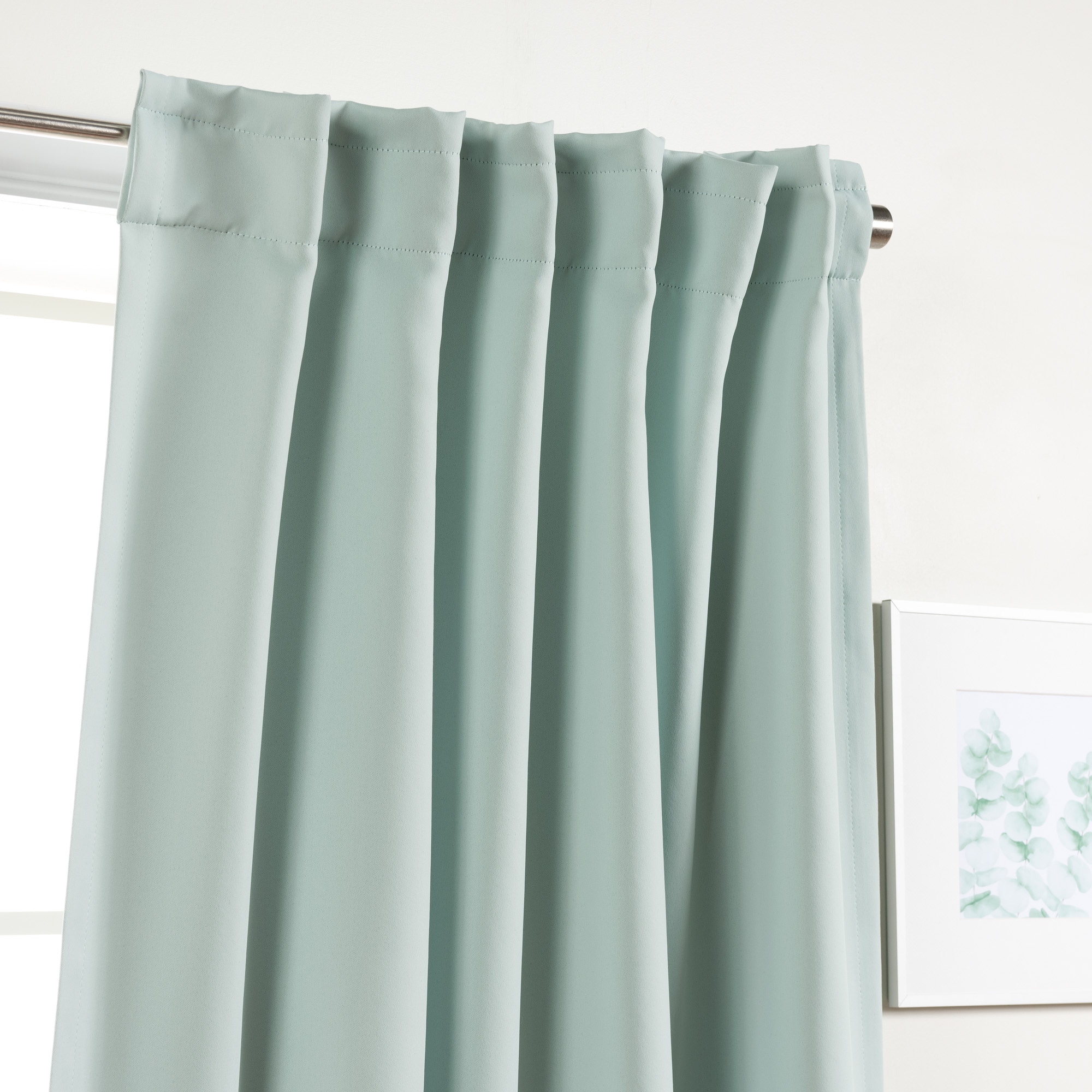 Best Home Fashion SOLID-96-MINT curtains - View #3