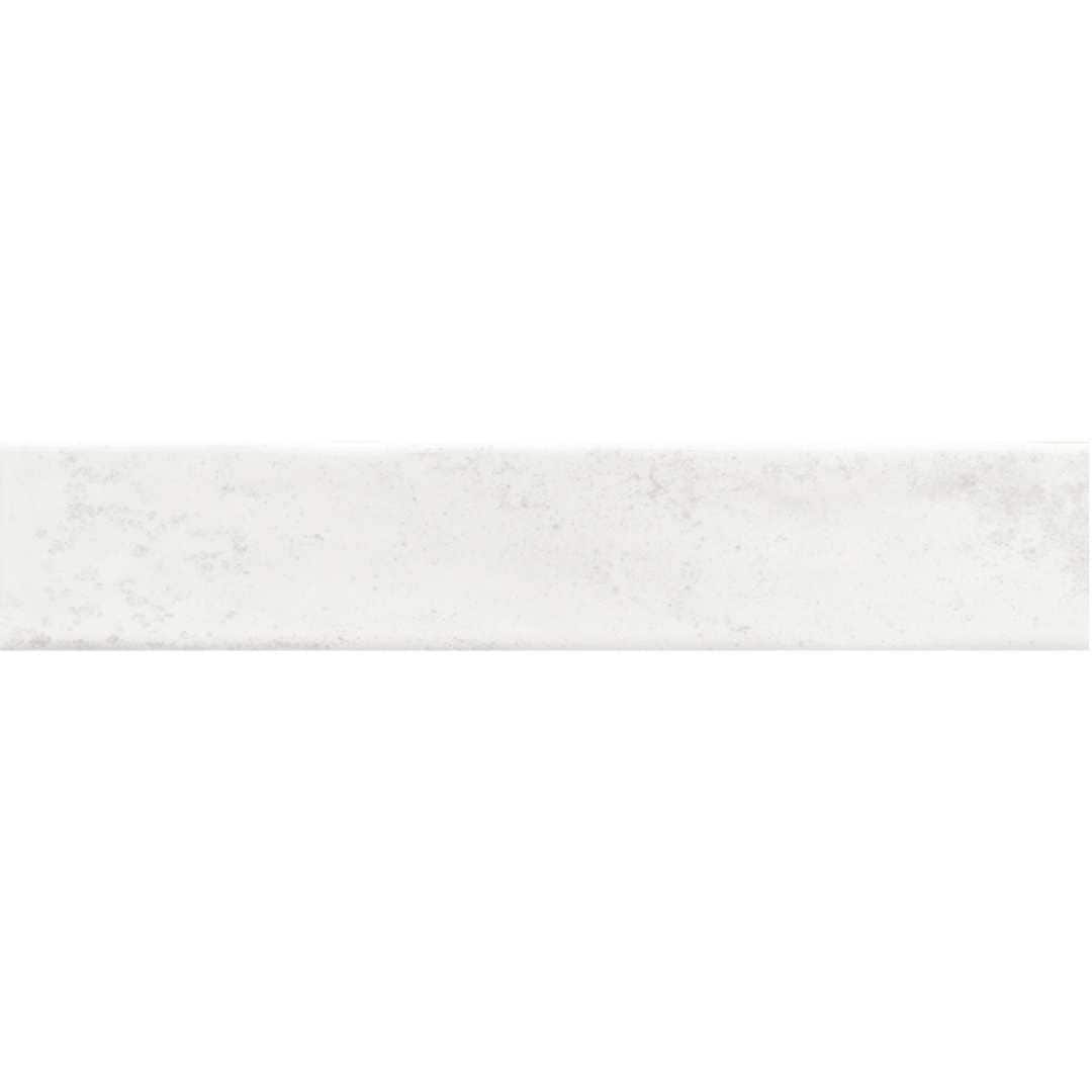 Ibiza 2" x 10" White Glossy Ceramic Subway Tile