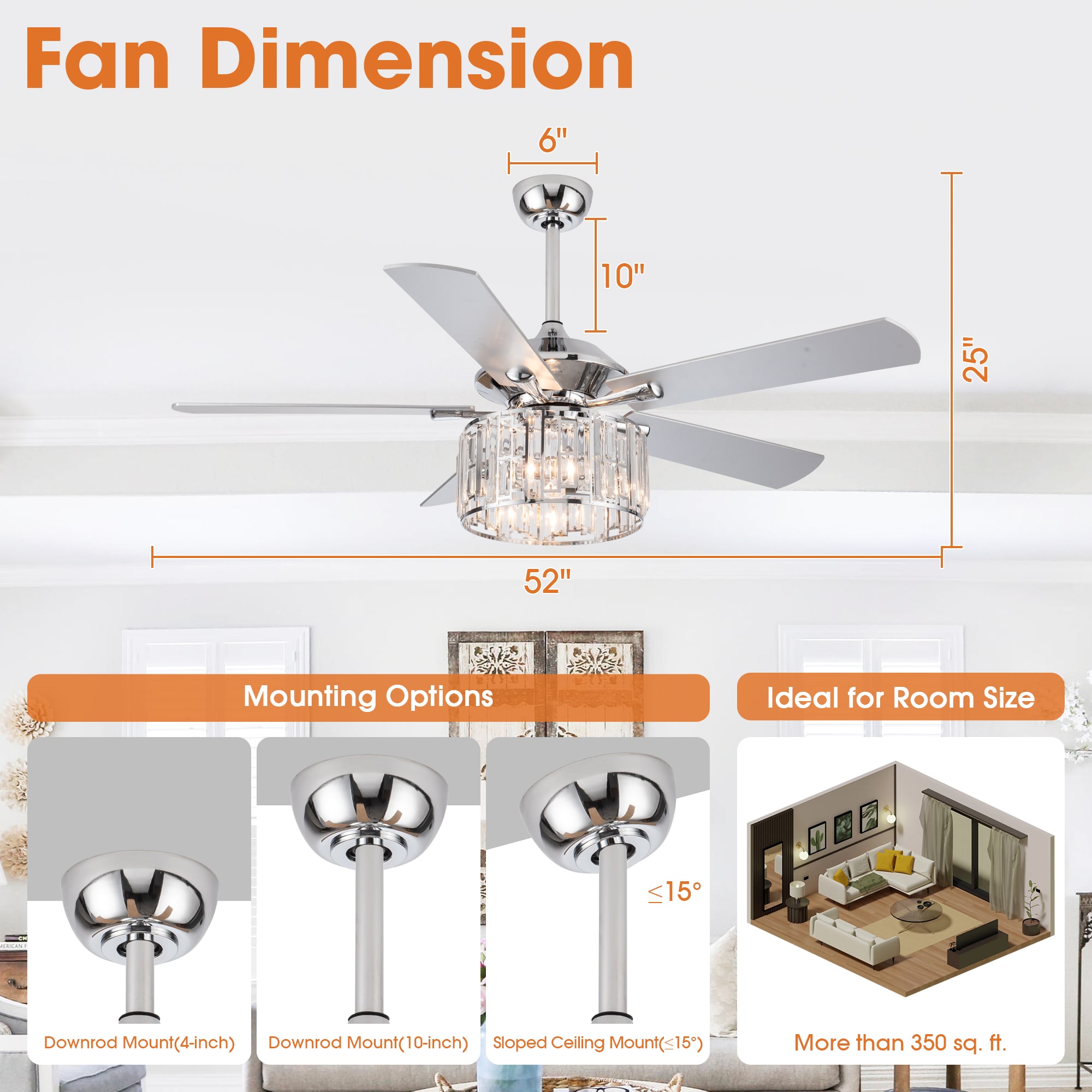 Parrot Uncle F6305110V Ceiling-Fans - View #12