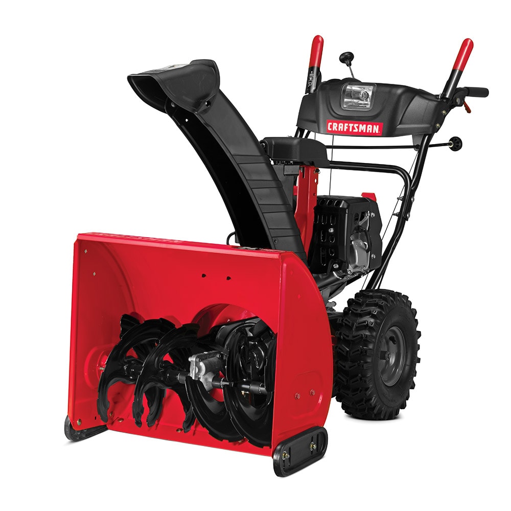 CRAFTSMAN SB610 24-in Two-stage Self-propelled Gas Snow Blower ...