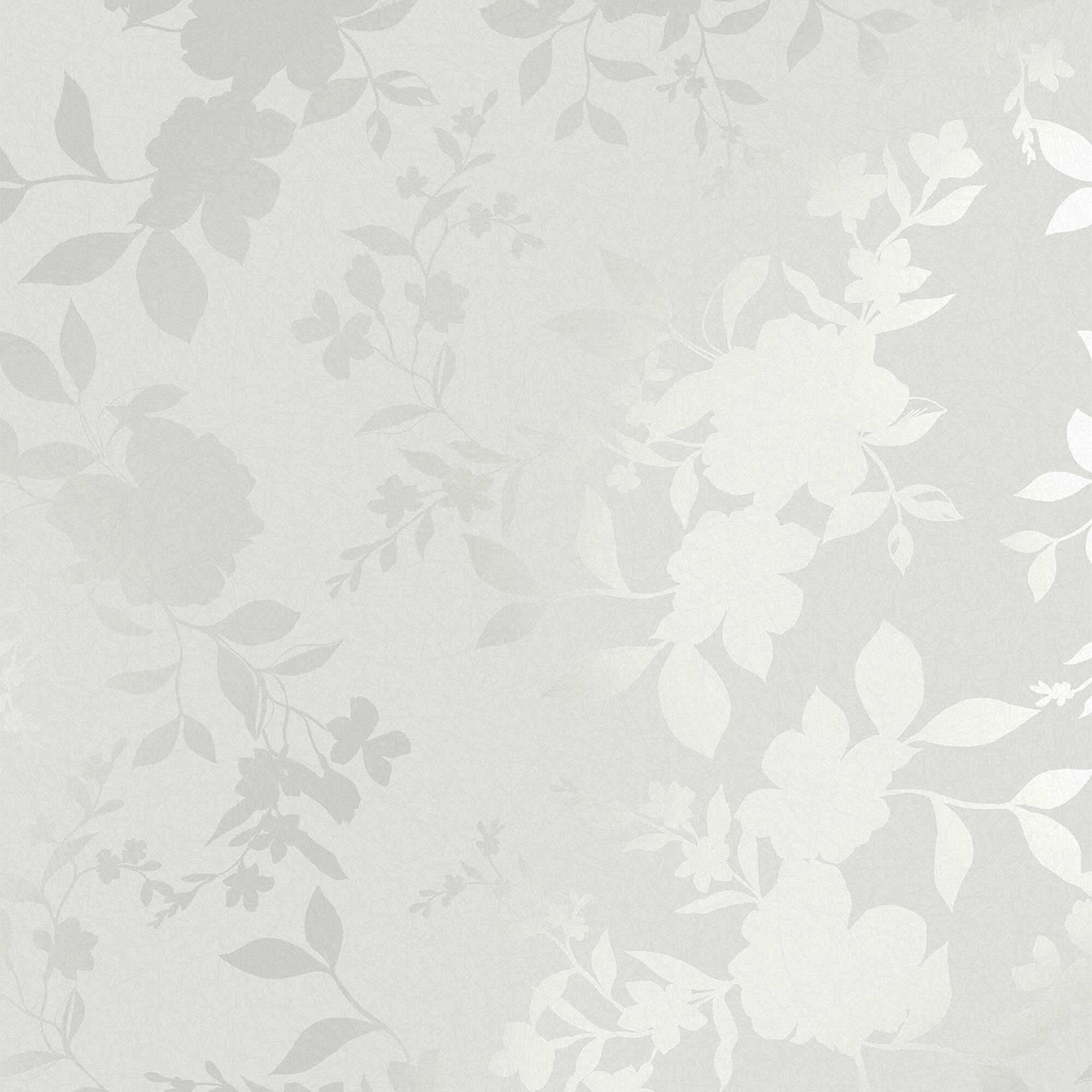 Laura Ashley 11848594 8-Inches Silver Non-woven Floral 56-Sq. Feet Unpasted Paste the wall Wallpaper Sample