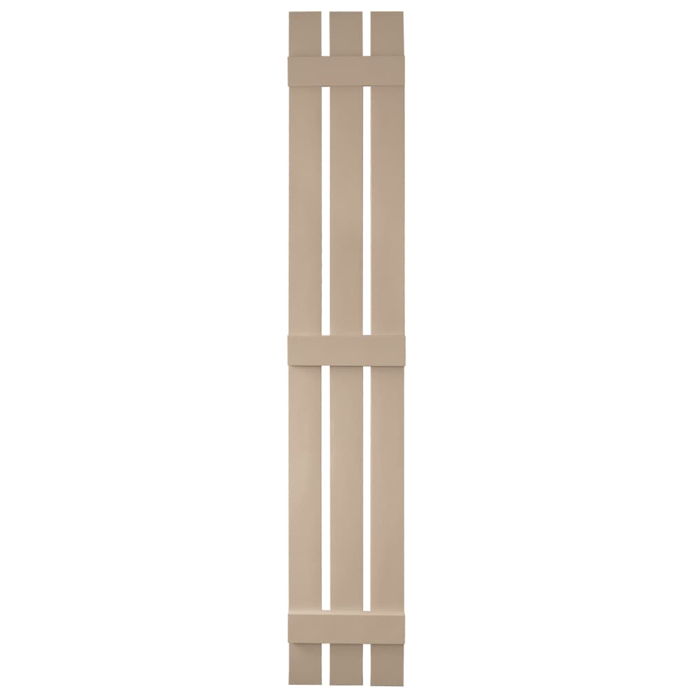Vantage V5371280023 11.875-in W x 78.625-in H Wicker Spaced Exterior Shutters