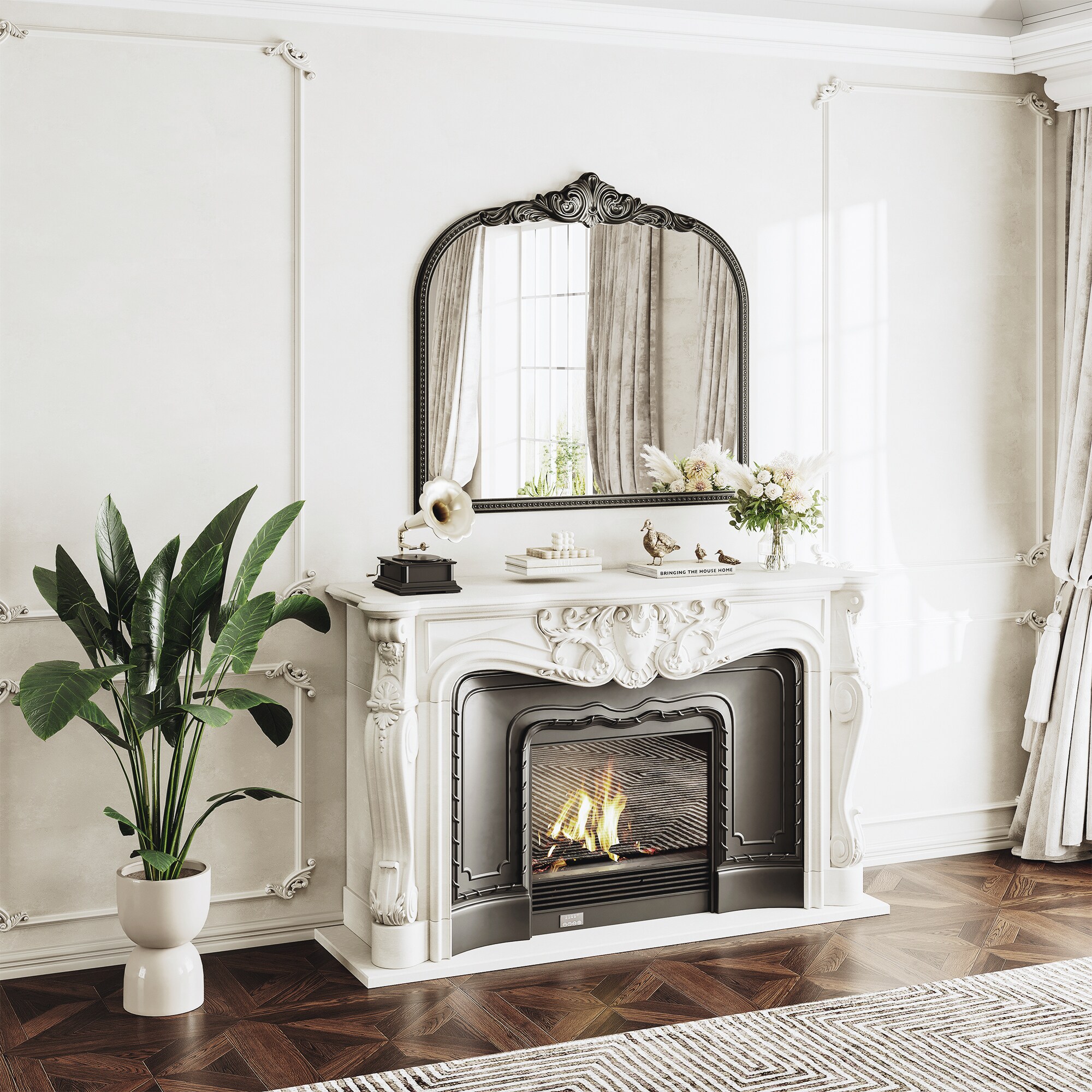 JEAREY JE-TYY-BK Framed-Bath-Mirrors - View #8