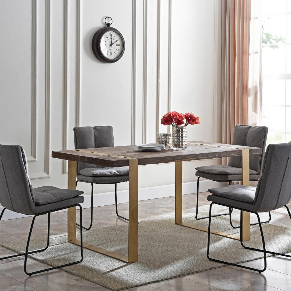 Boston Loft Furnishings Fergus Brown Dining Table, Wood Veneer with ...