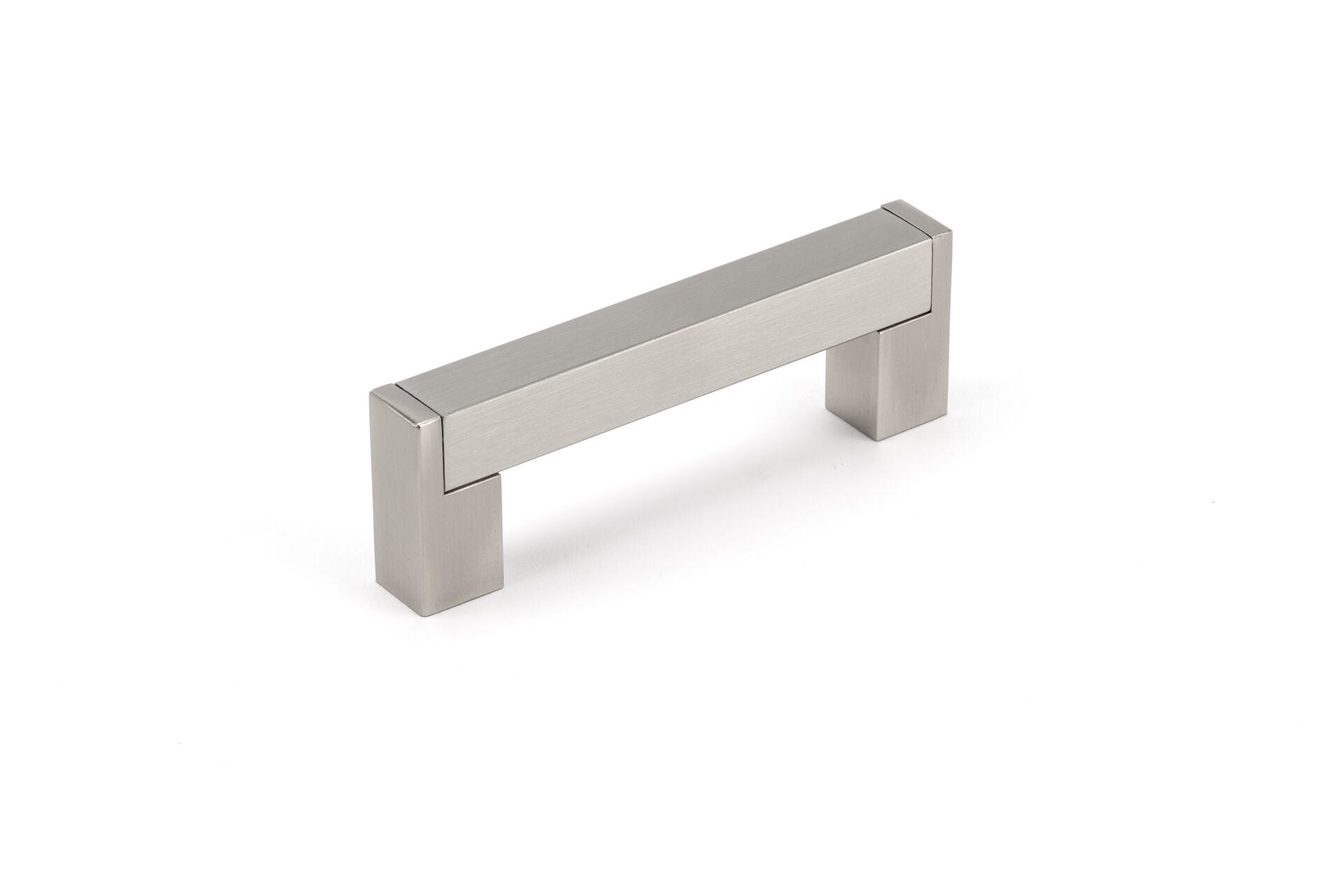 Richelieu BP52096195 Lipari 3-3/4-in , 96mm Center to Center Brushed Nickel Rectangular Handle