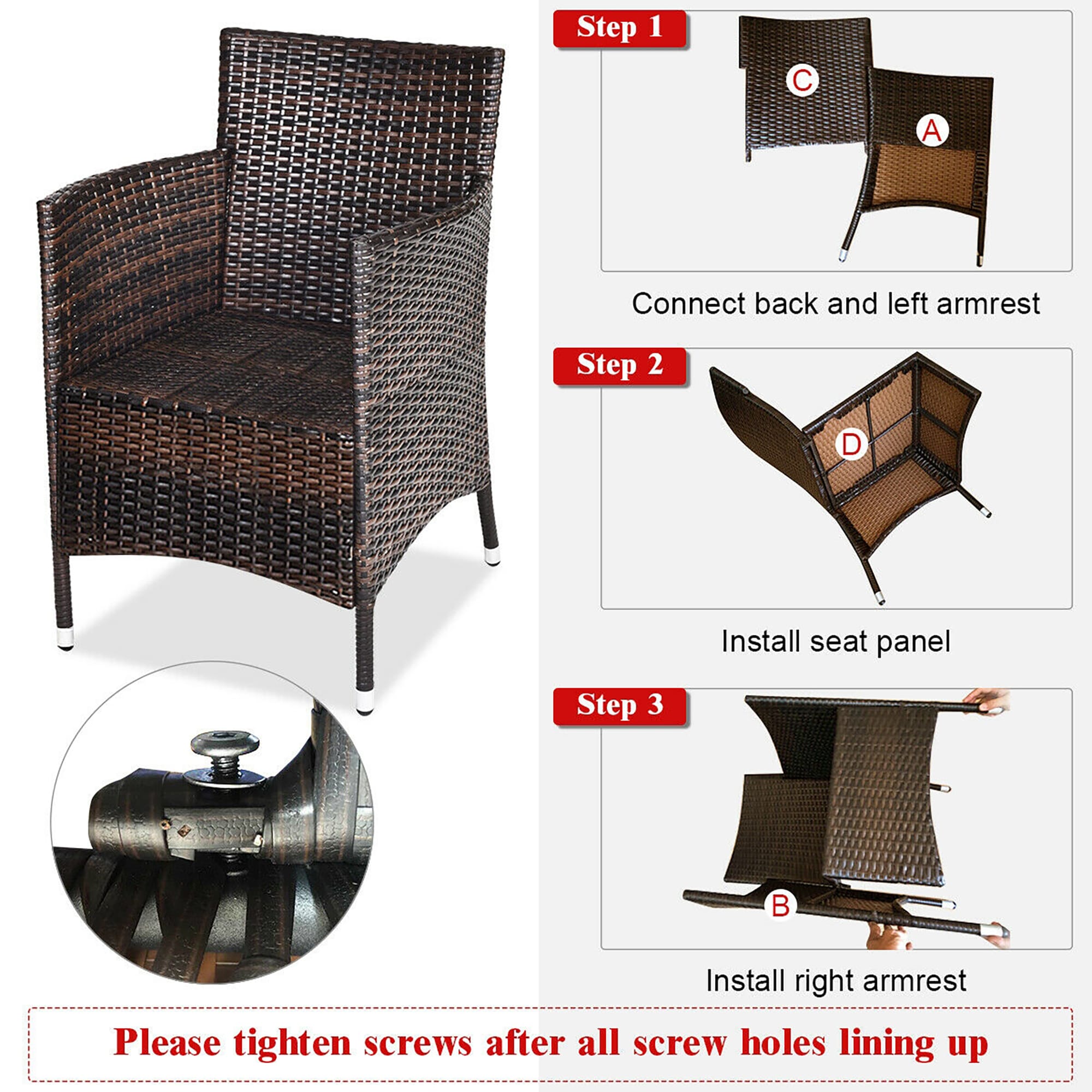BABOOM BOM-50TU-CO Patio-Conversation-Sets - View #7