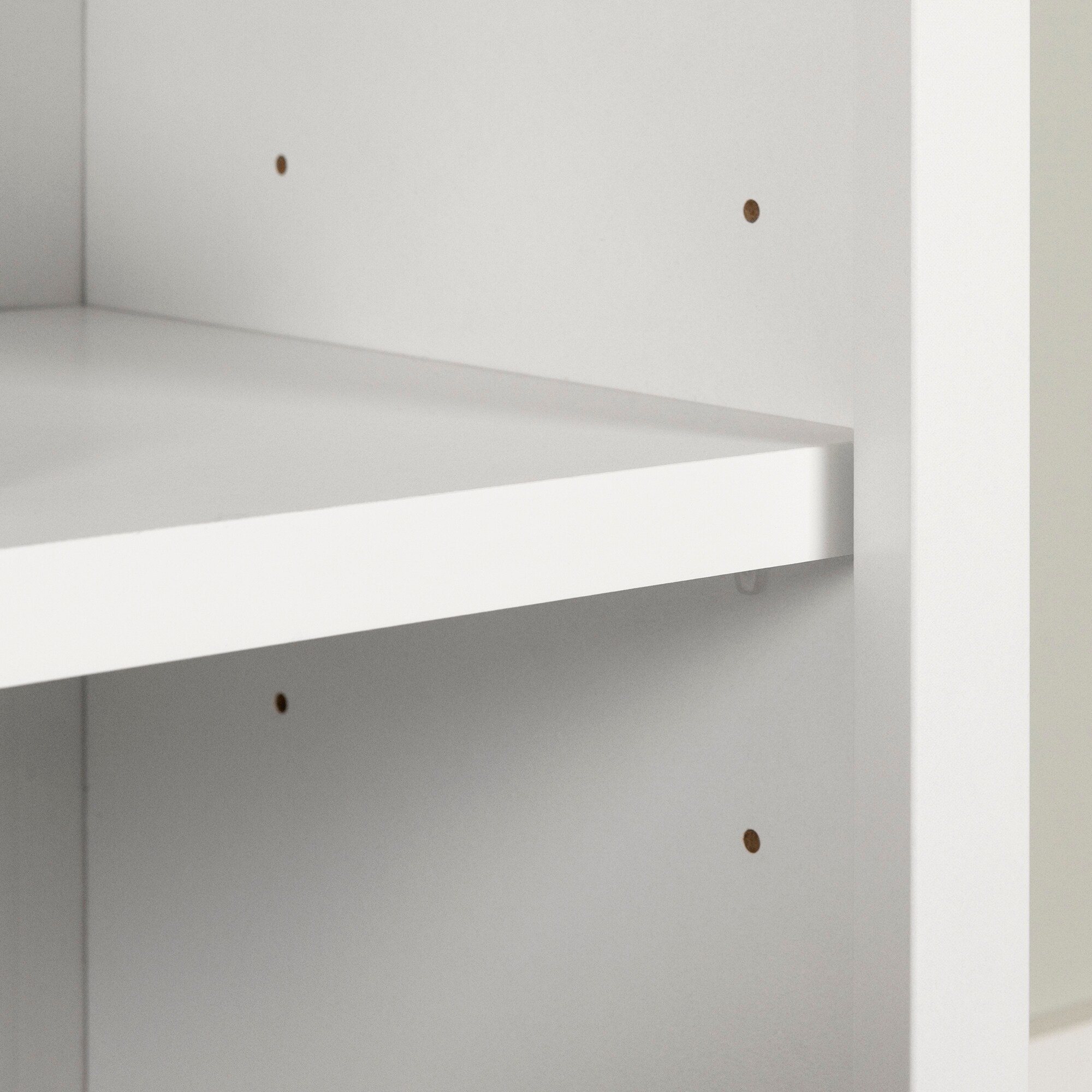 South Shore Furniture Gascony Pure White 4-Shelf Bookcase (13-in W x 58 ...