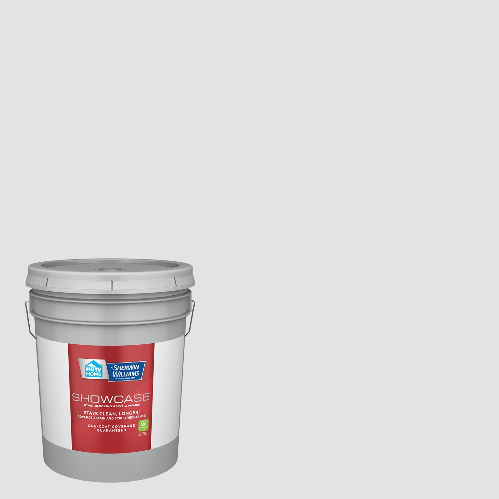 HGTV HOME by Sherwin-Williams 7004-9-935244 Showcase Flat Gray Shimmer 7004-9 Acrylic Interior Paint Paint + Primer ( 5-gallon )